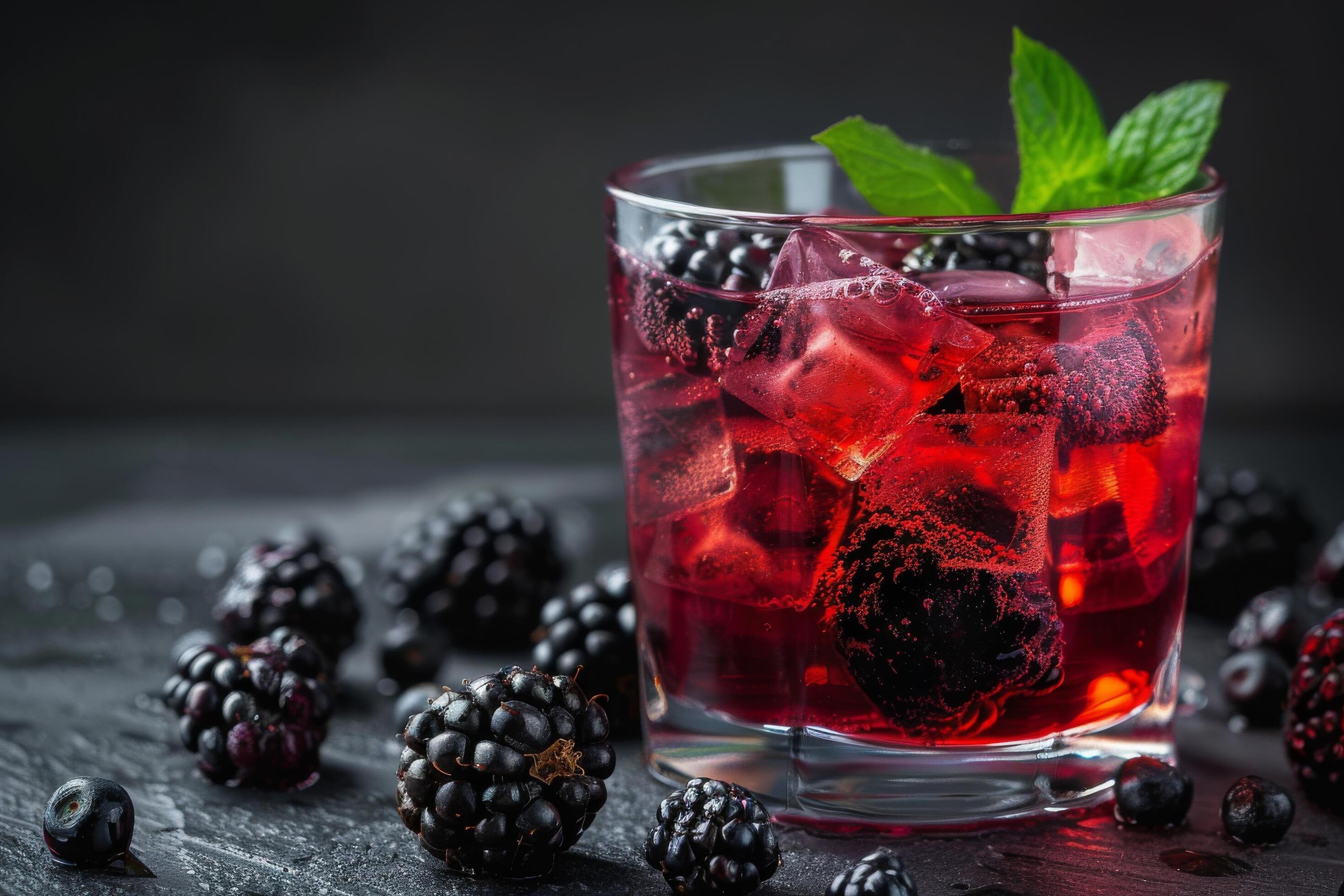 Mouthwatering blackberry juice textures for digital illustration Stock Free