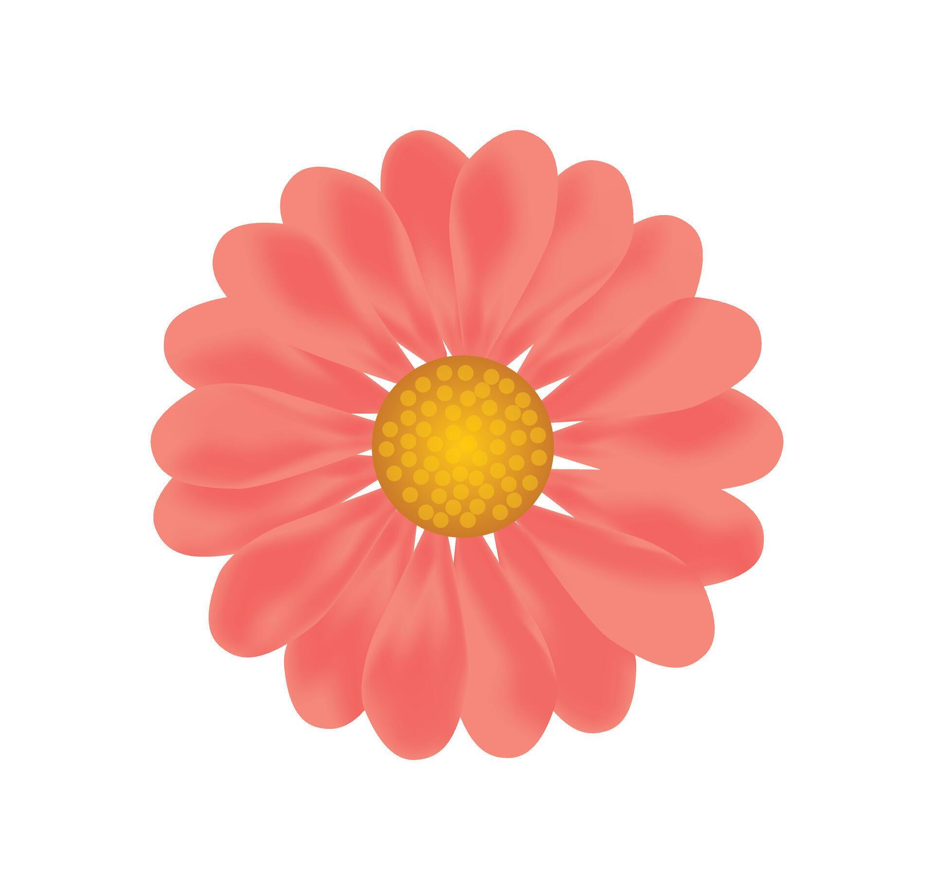 pink flower vector Stock Free