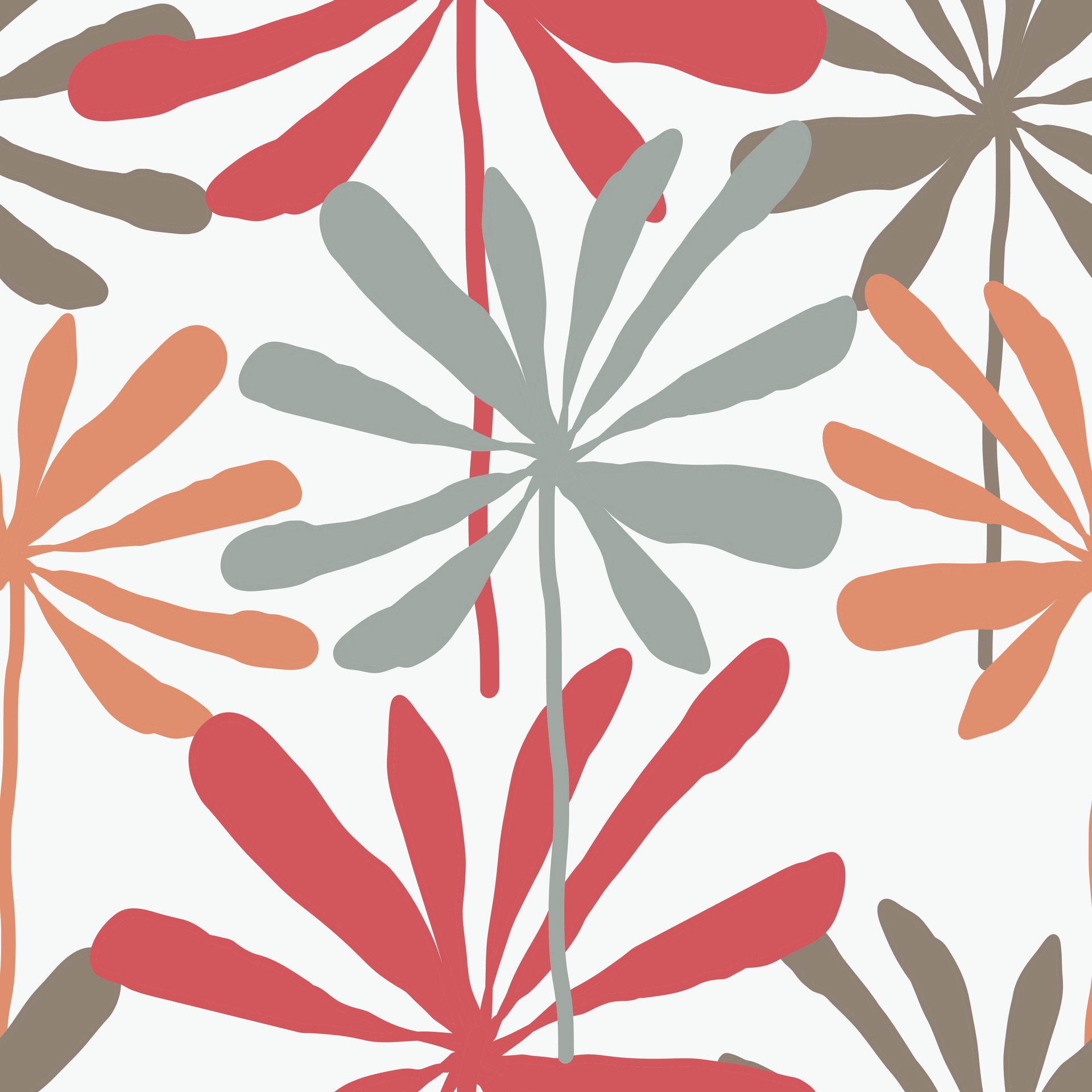 Abstract autumn leaves surface pattern seamless background Free Vector