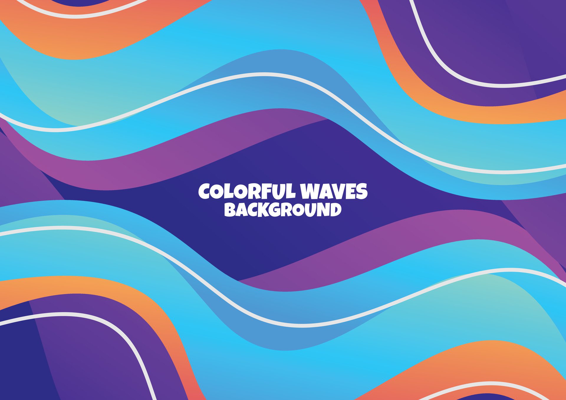 liquid wavy colorful background Free Vector