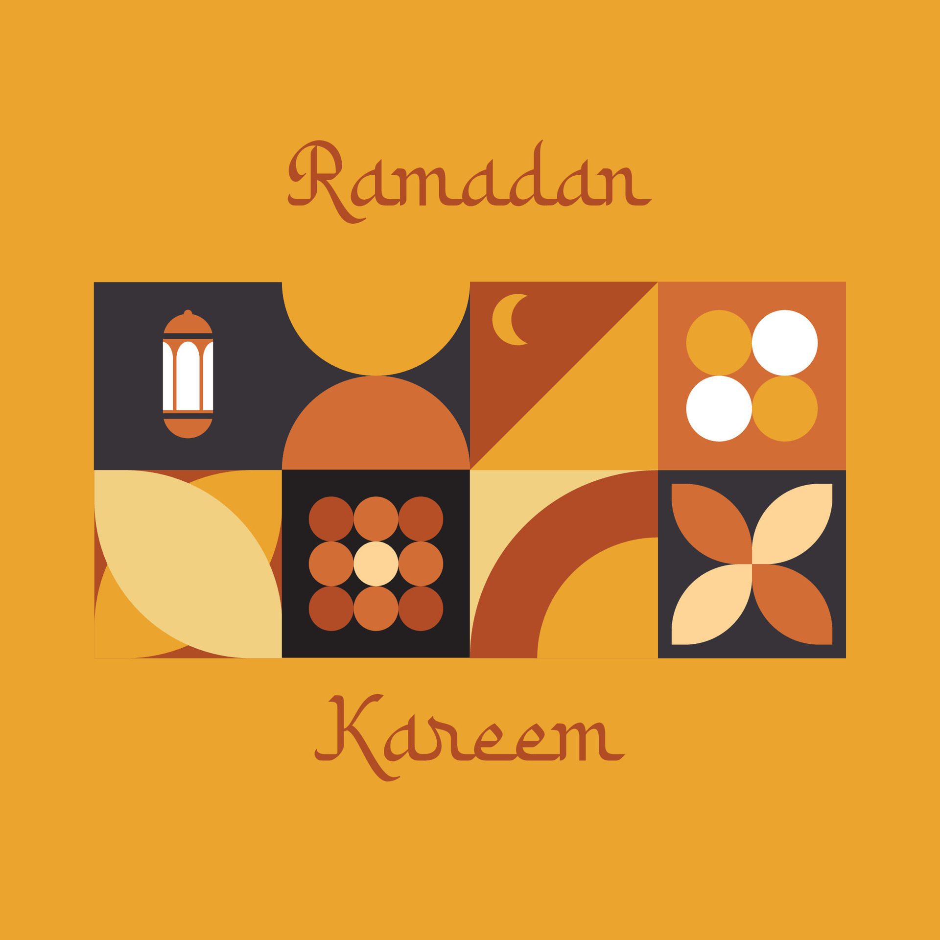 Ramadan Kareem,Islamic greeting card template with ramadan for wallpaper design,poster, media banner. Free Vector