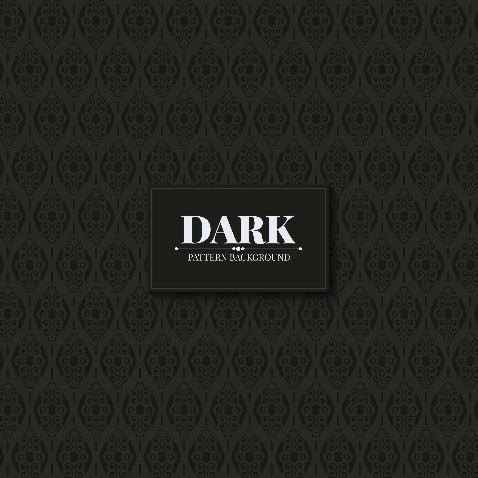 dark ethnic seamless pattern template Free Vector