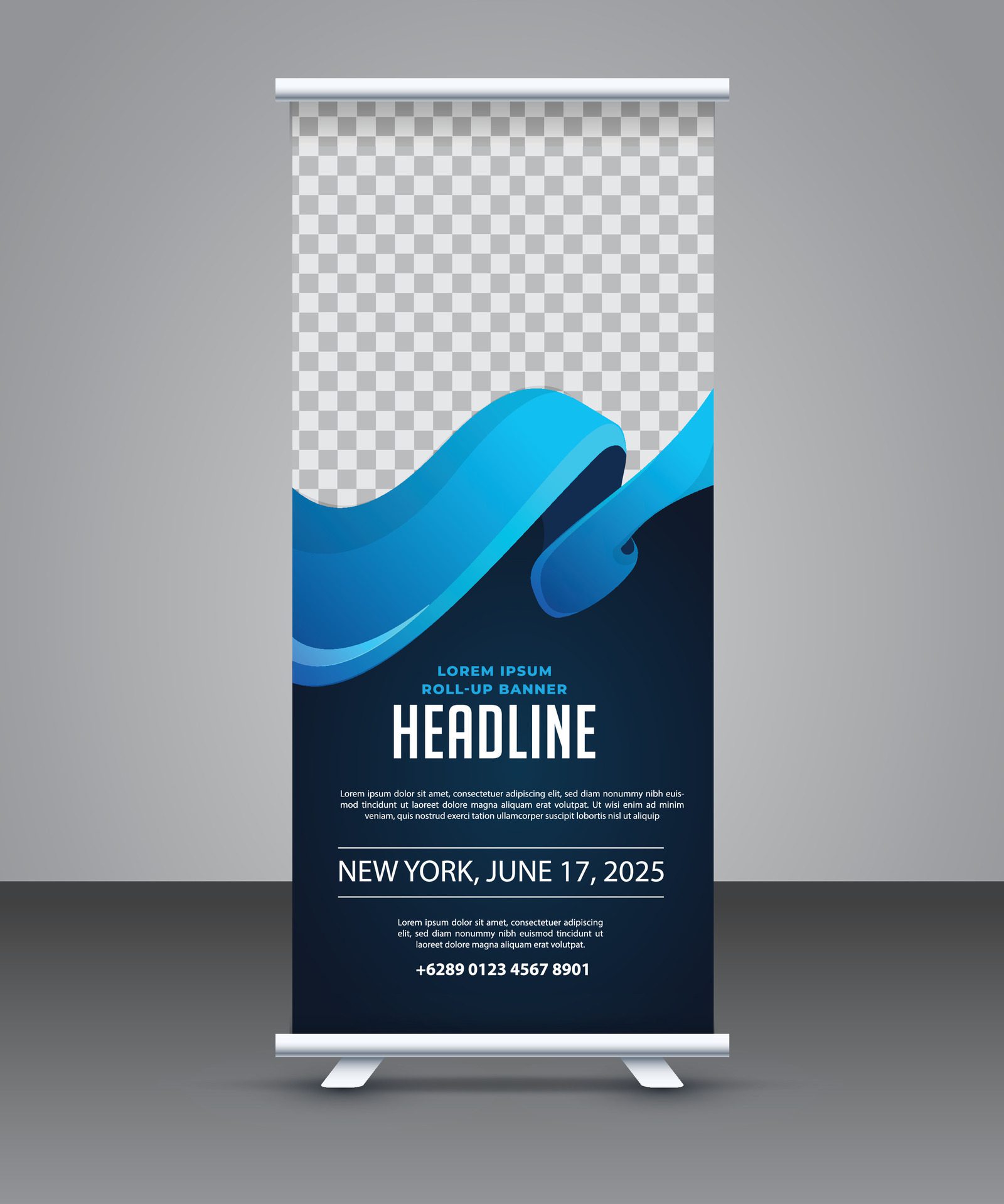 Corporate Roll-up Banners Free Vector