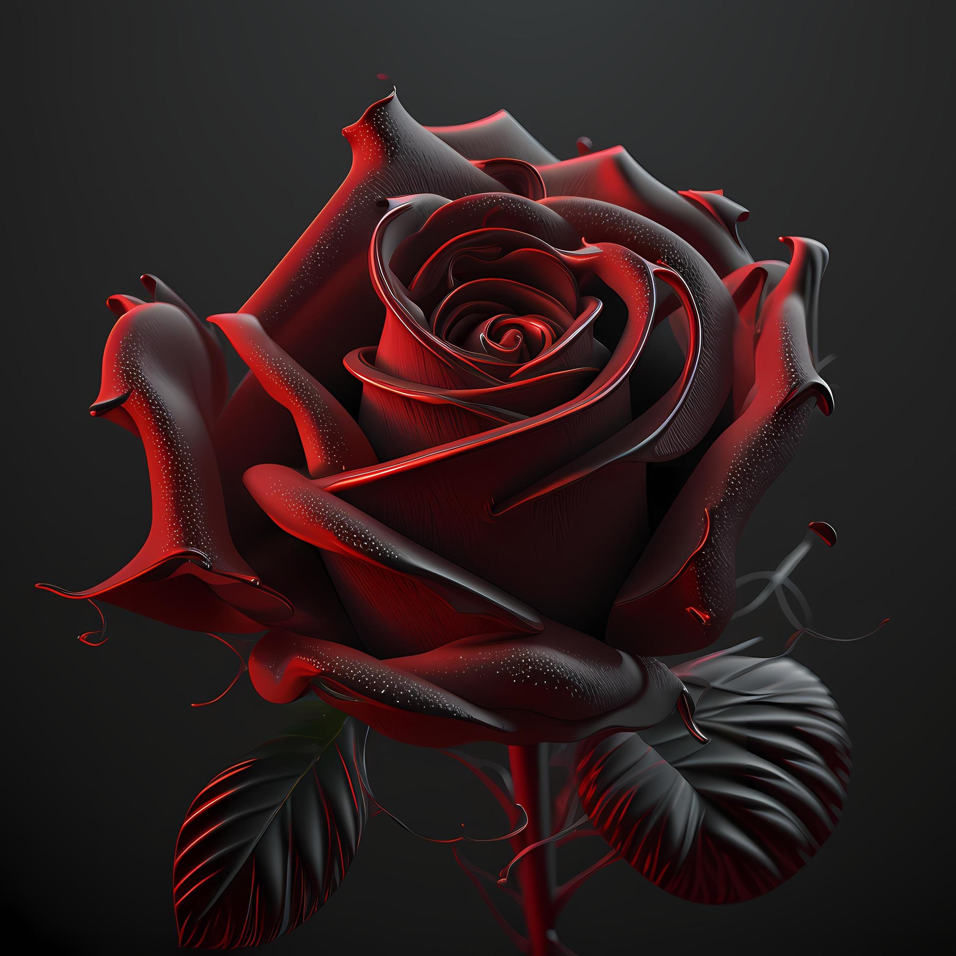 flower rose AI Generated Stock Free