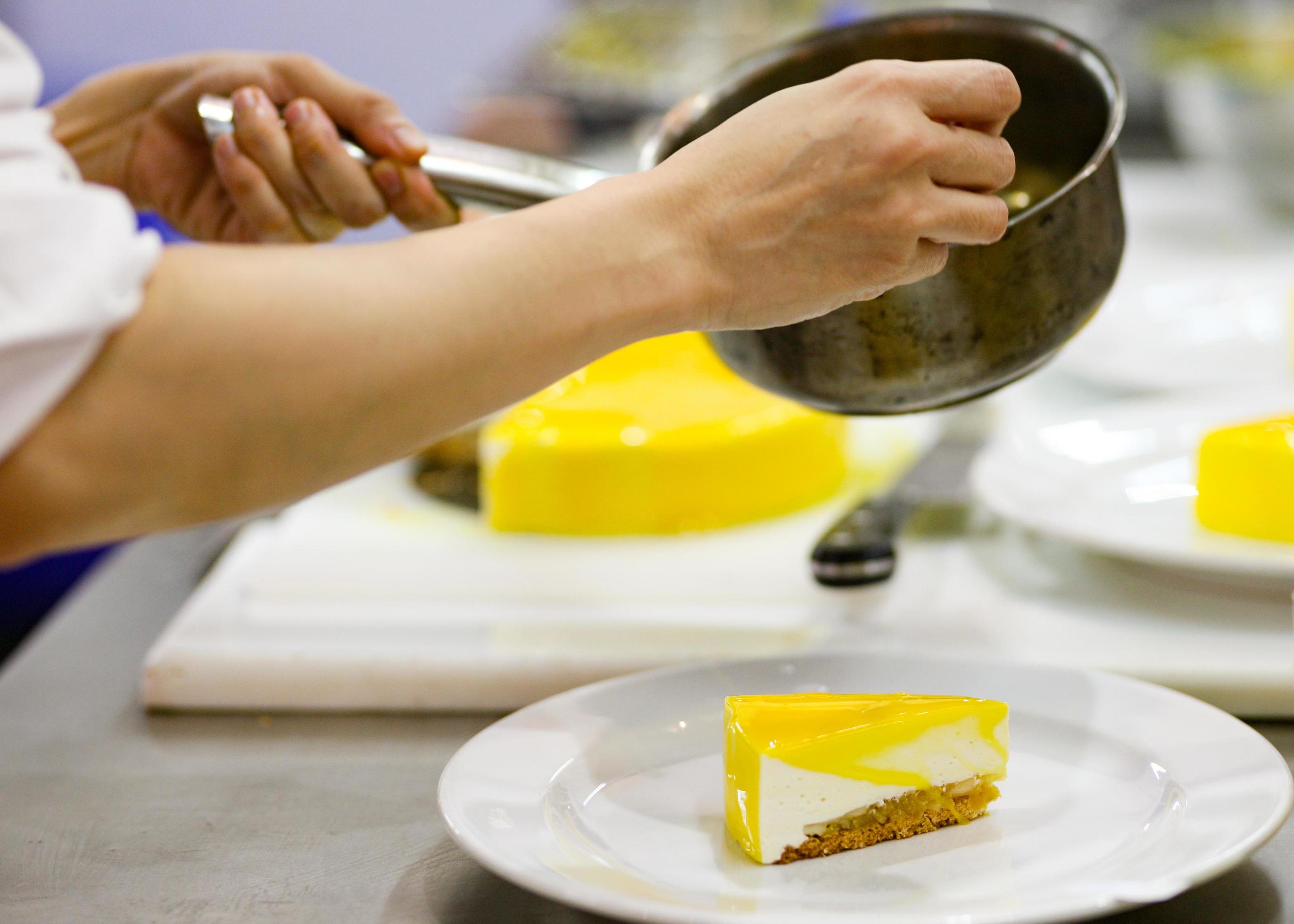 Chef preparing food, meal, in the kitchen, chef cooking Stock Free