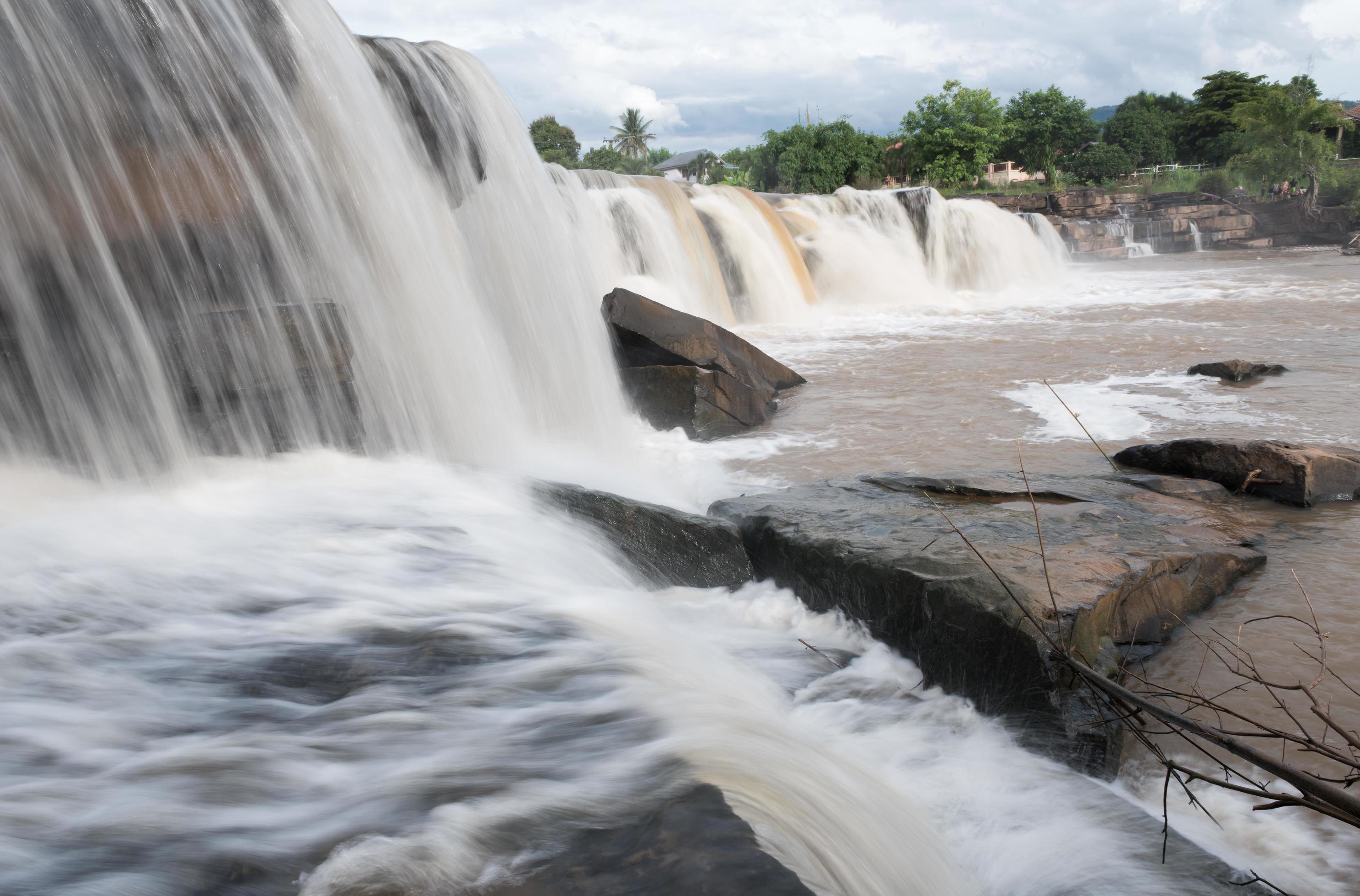 Poi waterfall in Phitsanulok province, Thailand Stock Free