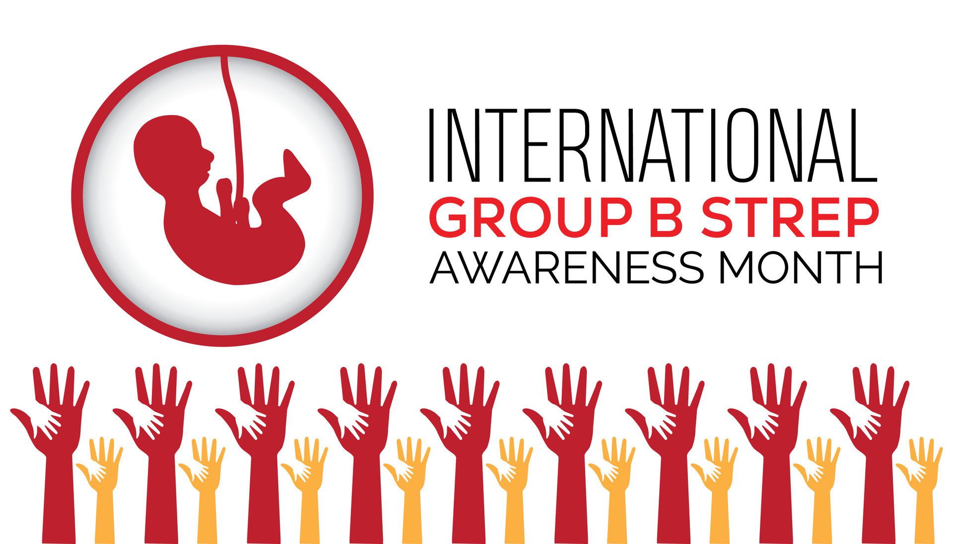 International Group B Strep Awareness Month observed every year in July. Template for background, banner, card, poster with text inscription. Free Vector