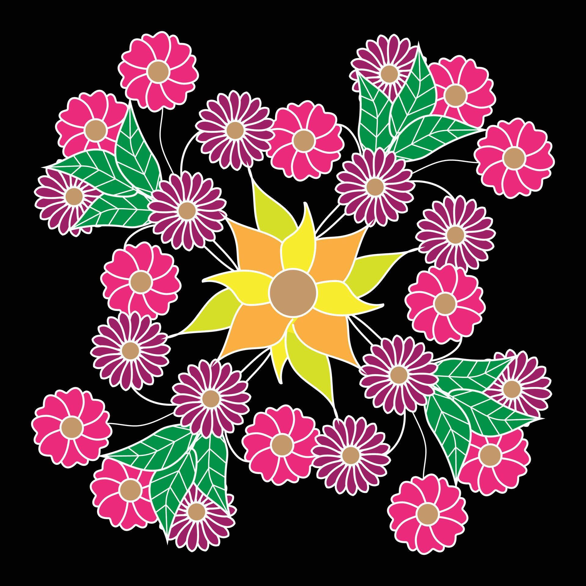 Creative unique flower floral vector eps mandala patterns for free download Stock Free