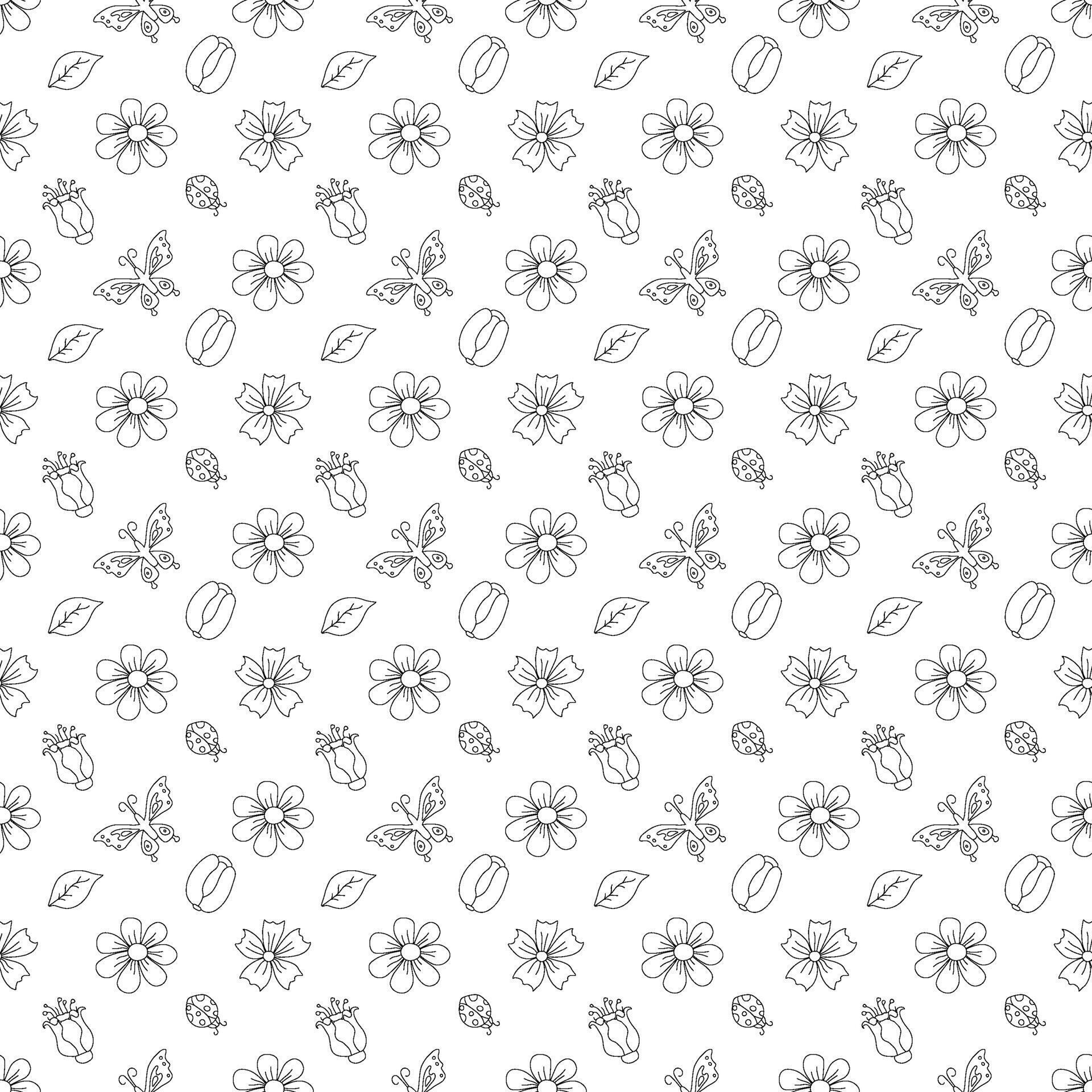 Spring floral pattern. Seamless pattern with flowers Stock Free