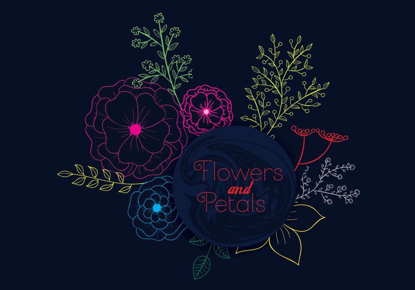 Flower and Petals Stock Free and Free SVG