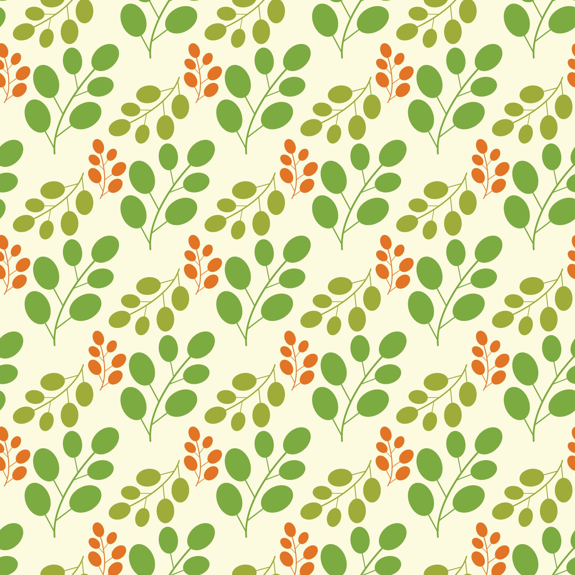 Branch For Branch Seamless Pattern Design Free Vector