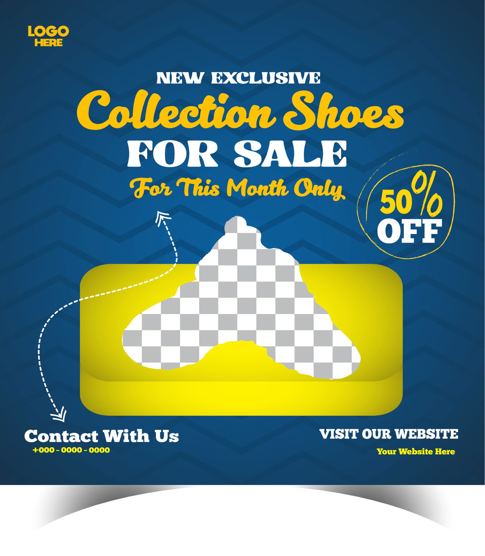 Shoes for sale social media banner and post template design Free Vector