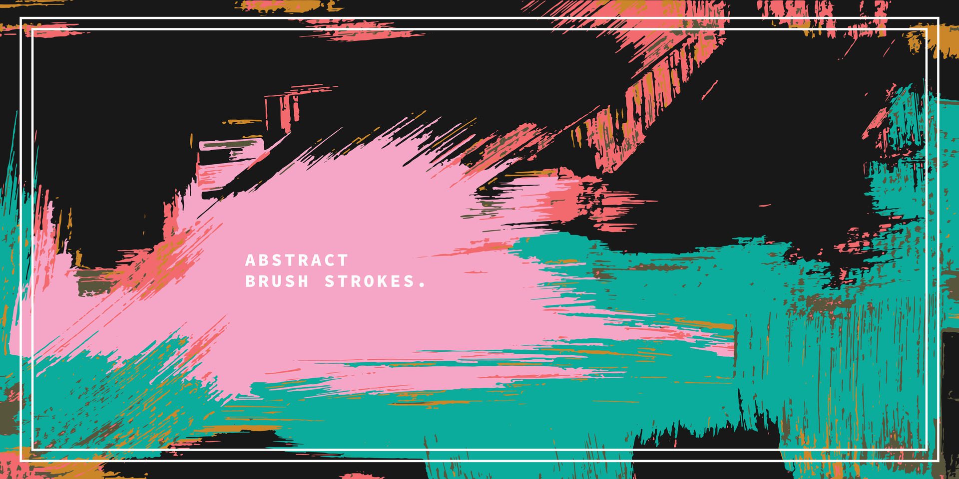 Abstract contemporary art painting background. Brush strokes texture. Colorful and vibrant colors. For poster, banner, cover, or presentation. Free Vector