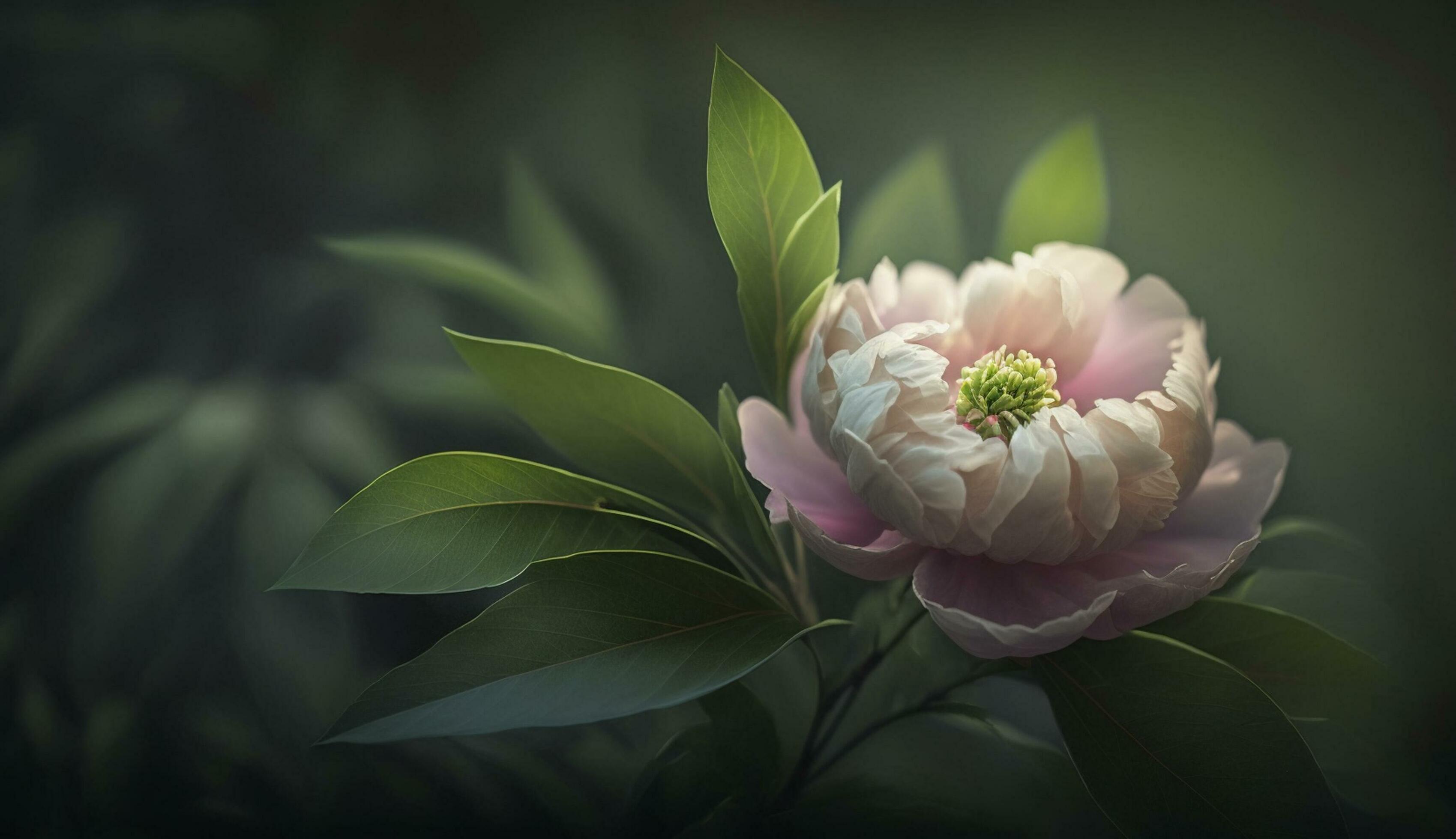 Nature beauty close up pink petals on a flower generated by AI Stock Free