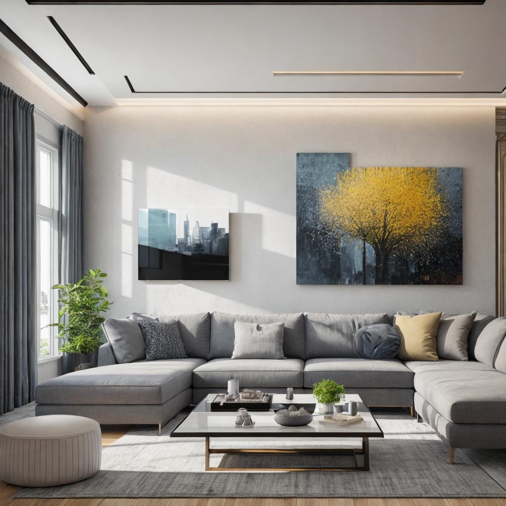 Living room Hyperrealism,high quality,high by @ai_generated