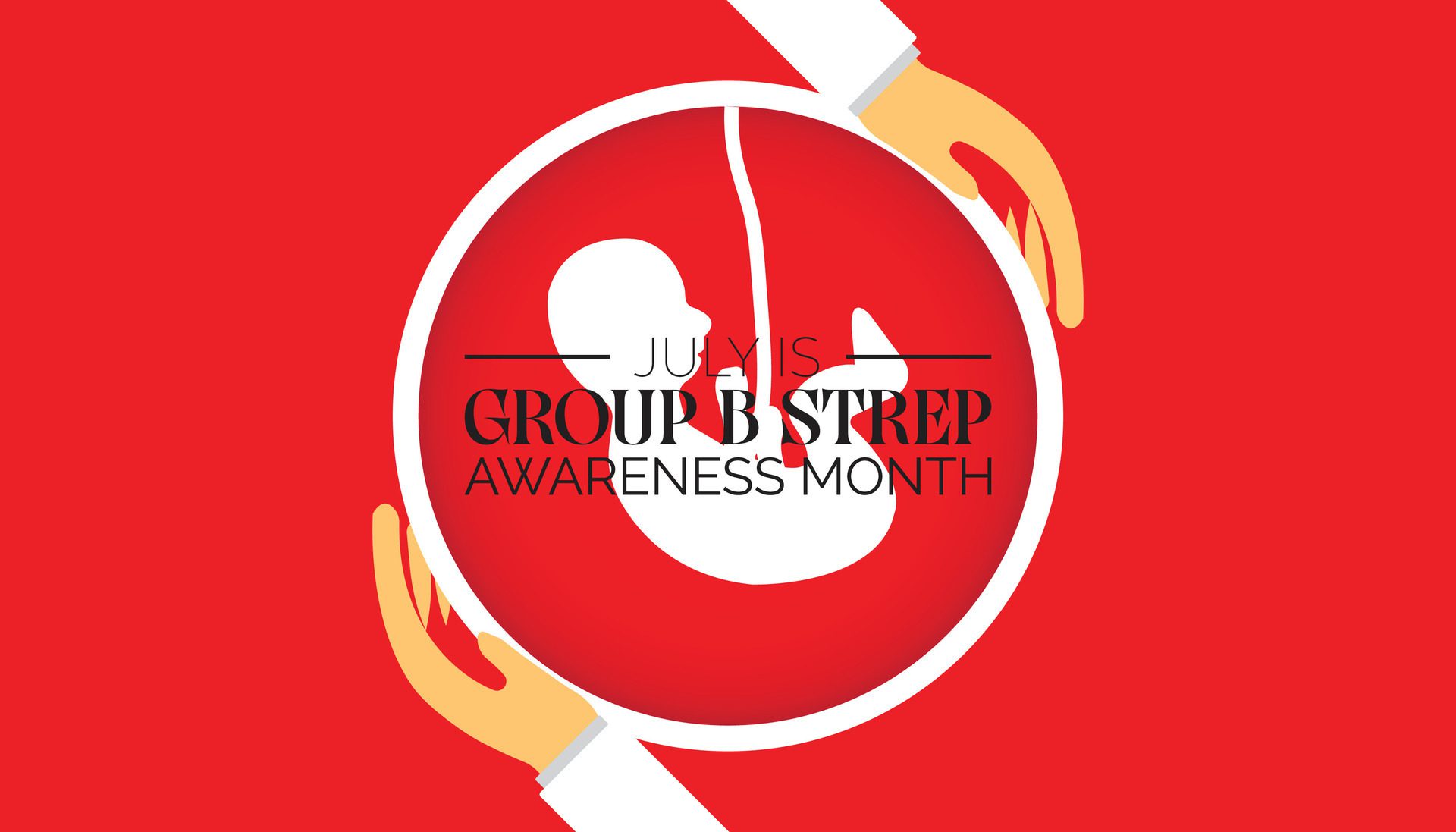 International Group B Strep Awareness Month observed every year in July. Template for background, banner, card, poster with text inscription. Free Vector