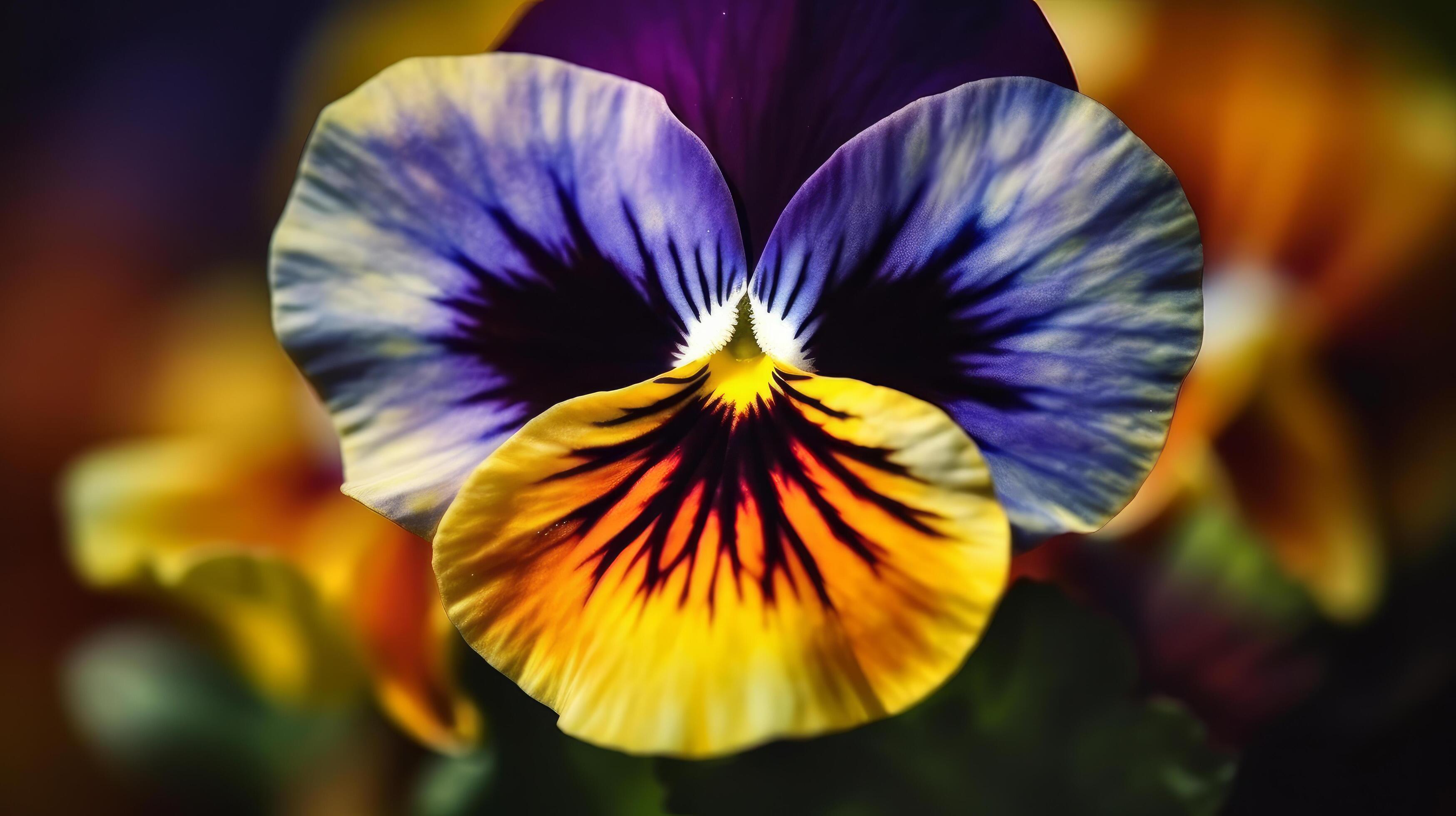 Pansy flower. Illustration Stock Free