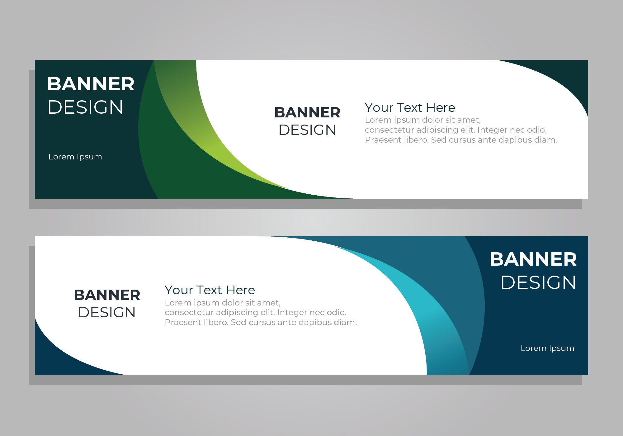 Corporate Banner Design Template Free Vector and Free SVG