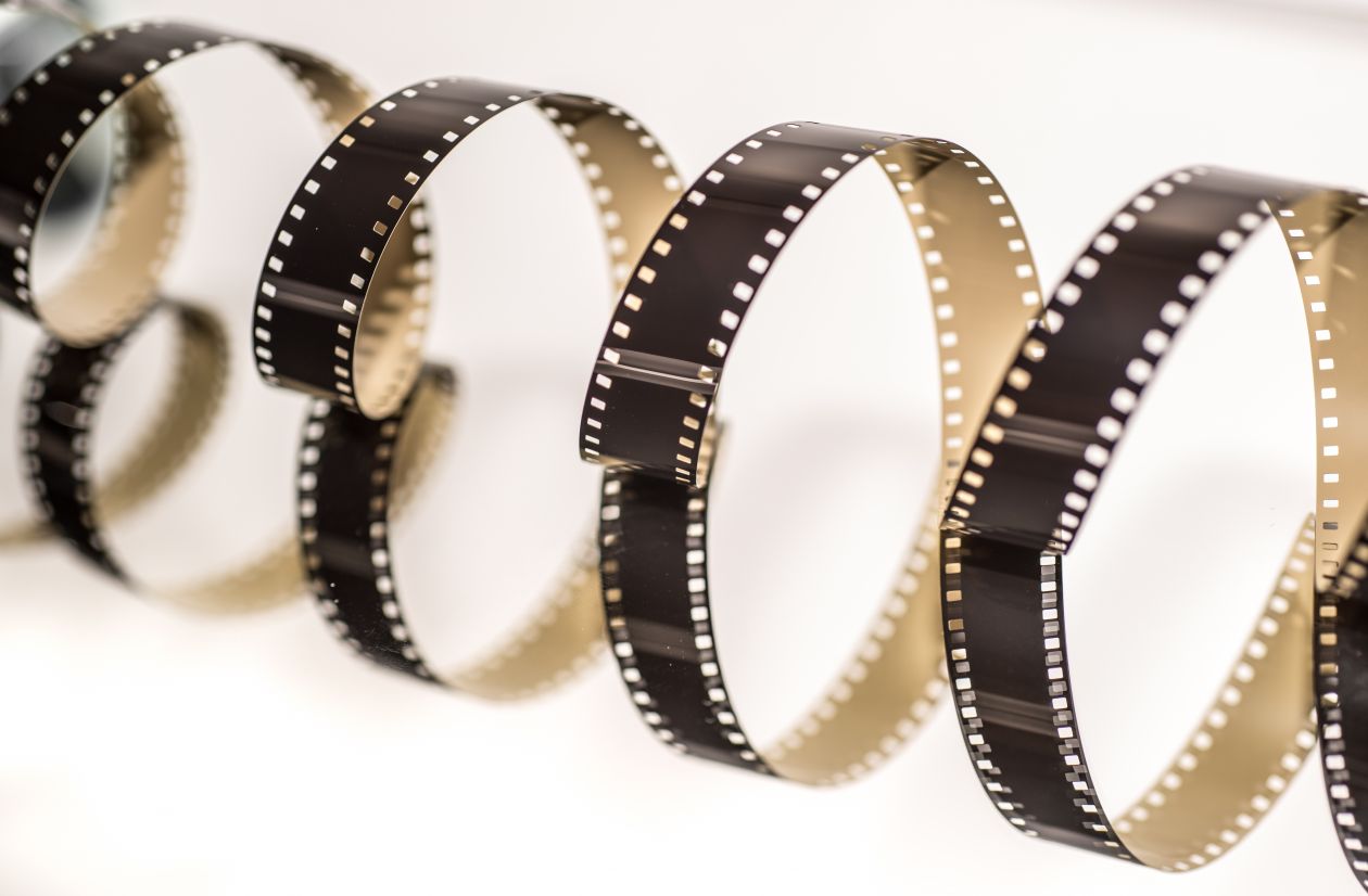 8mm film helix Stock Free