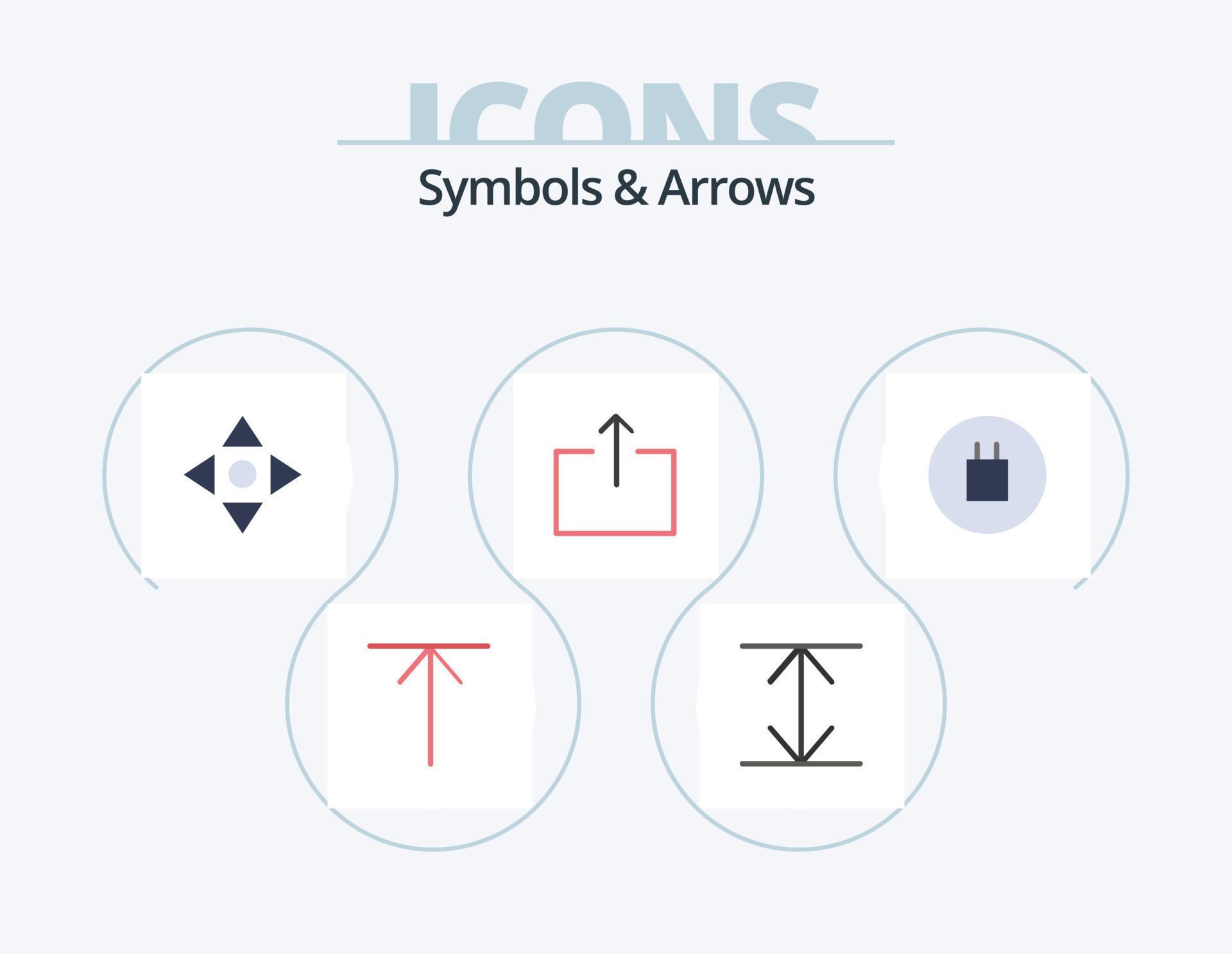 Symbols and Arrows Flat Icon Pack 5 Icon Design. . arrow. . beliefs Stock Free