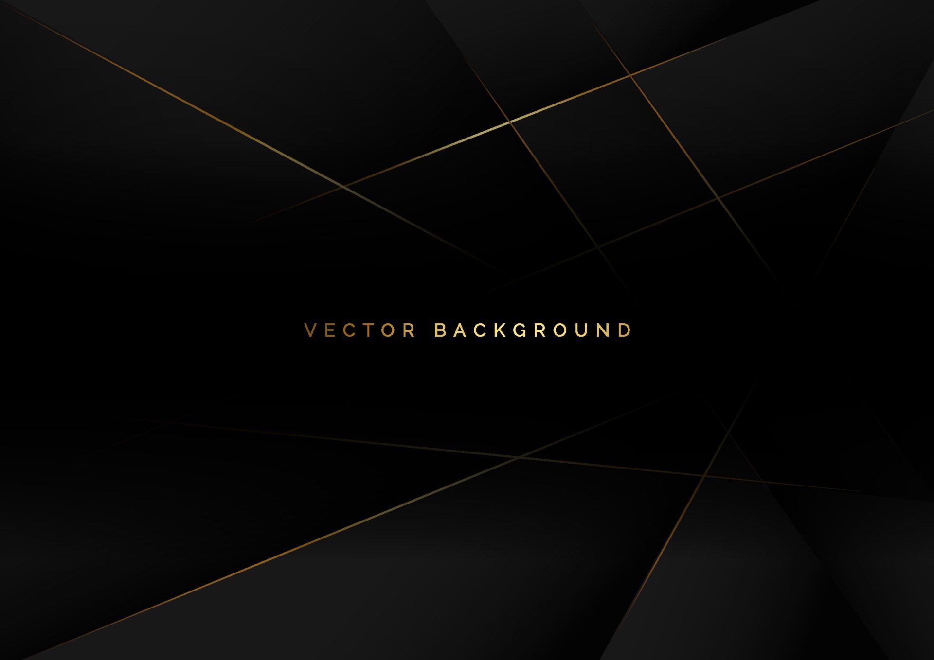 
									Abstract black luxury background with golden line diagonal. Free Vector