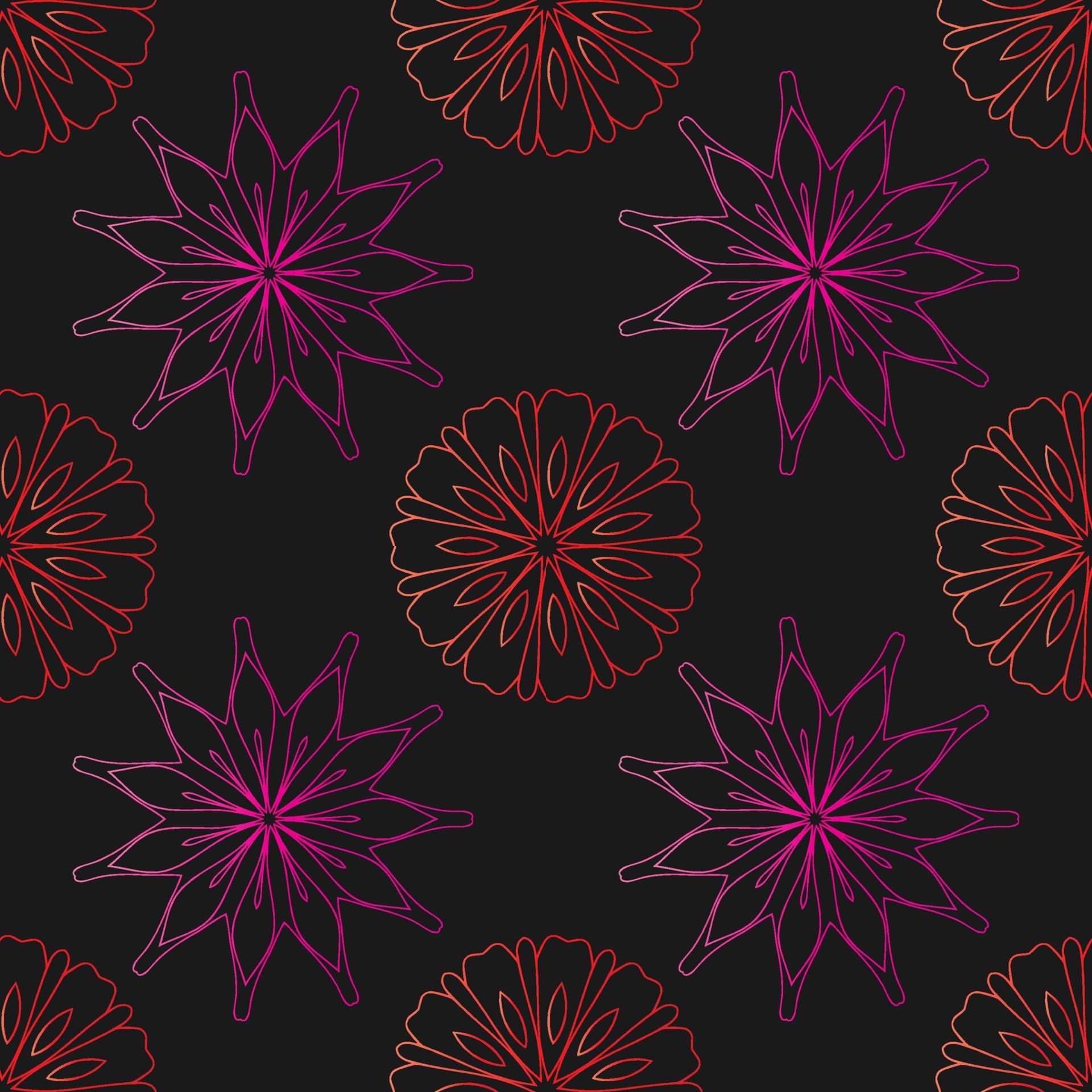 abstract flower mandala pattern Stock Free and Free SVG