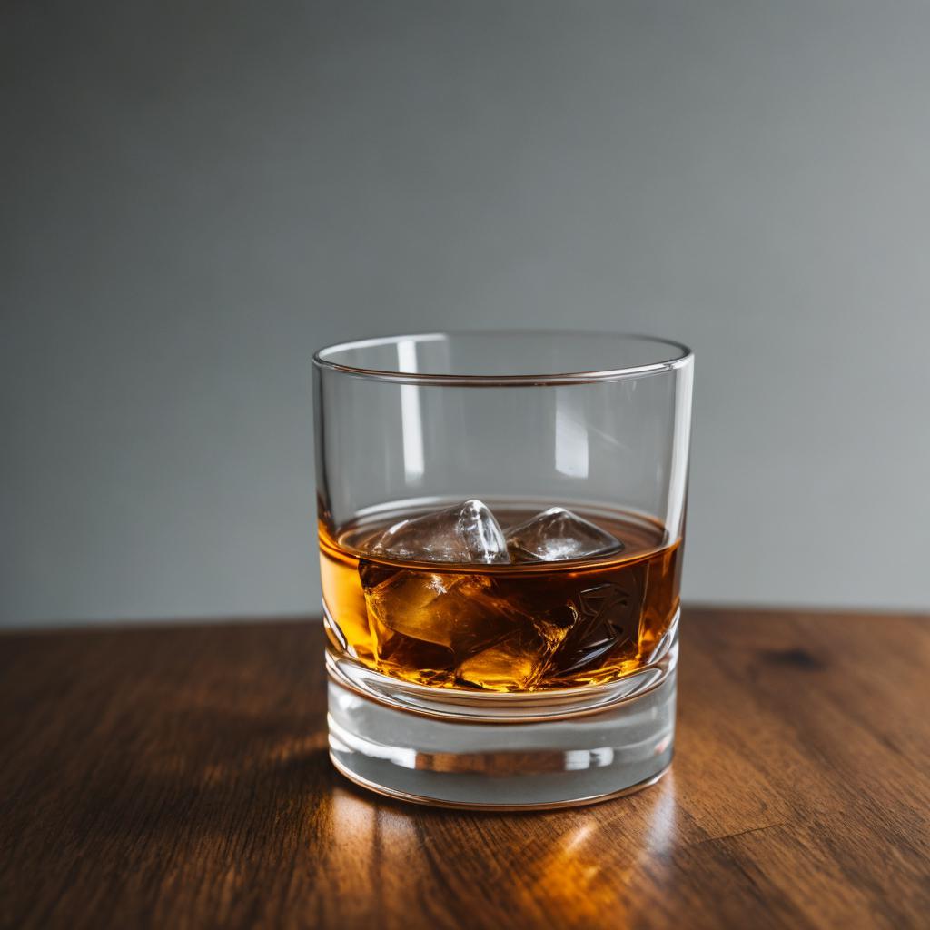 Whiskey glass tumbler with by @ai_generated