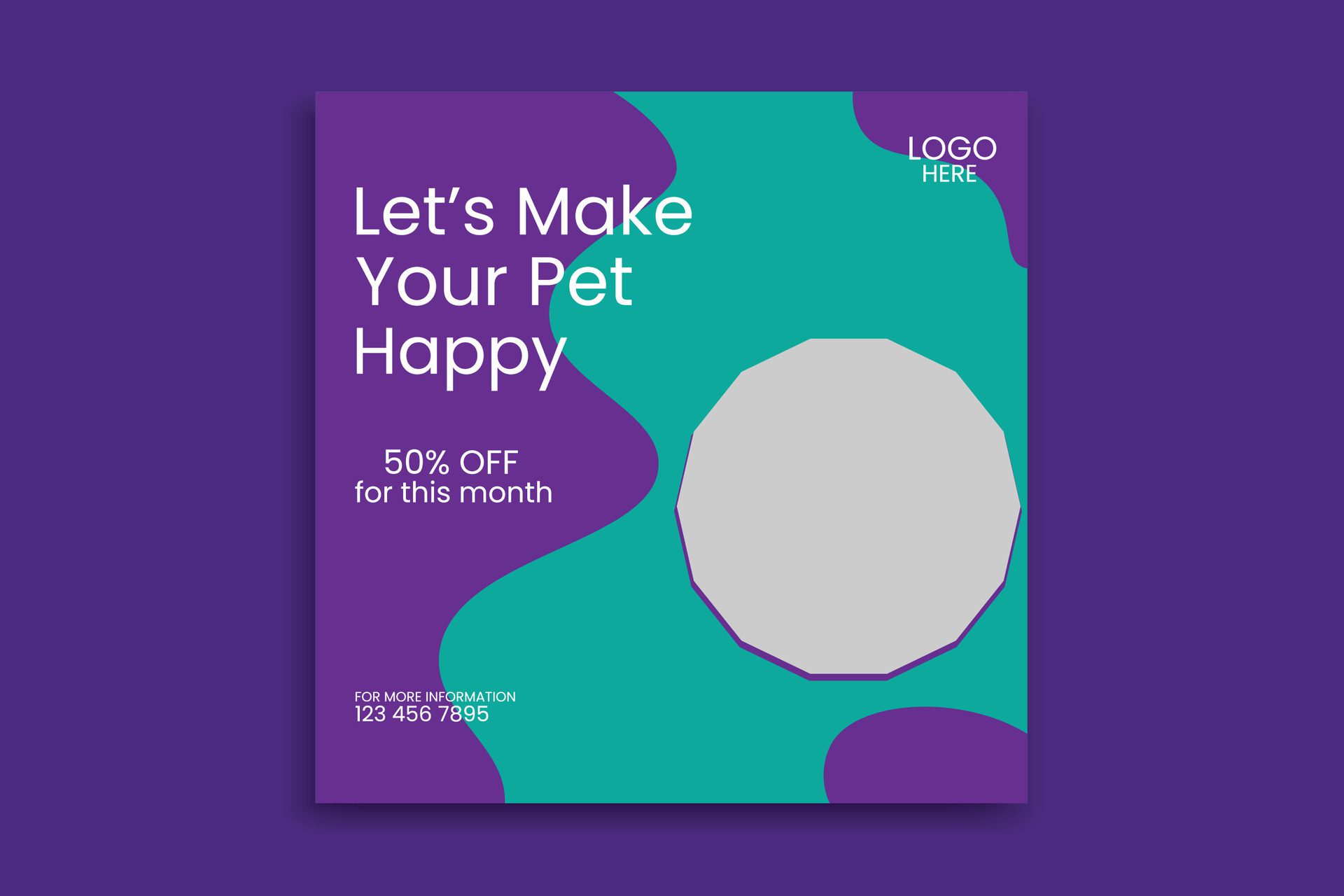 Pet Banner Design Template Free Vector