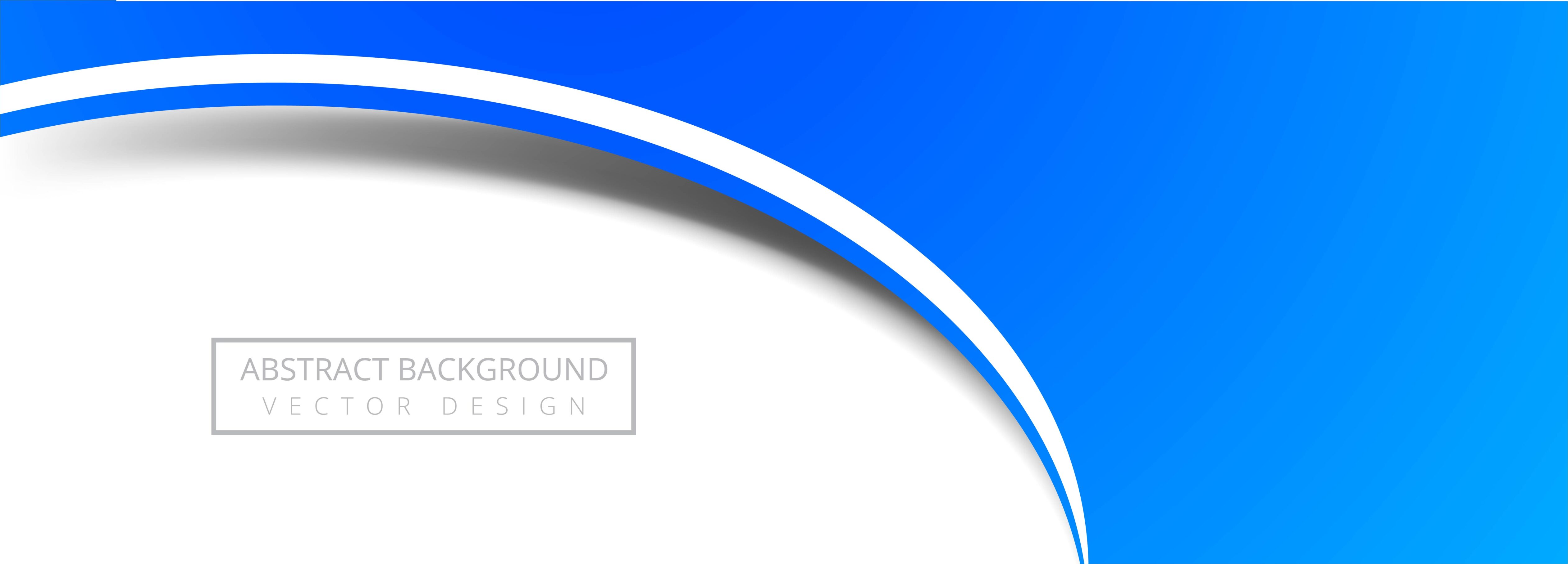 Modern Blue Circle Banner Free Vector