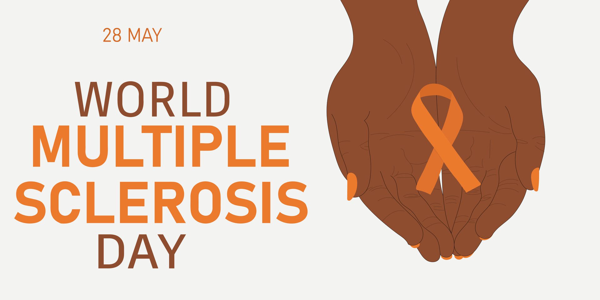 Multiple Sclerosis Day banner Free Vector