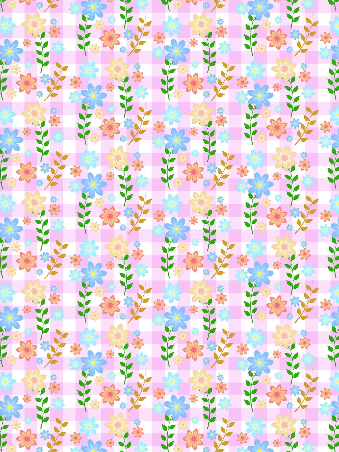 Floral seamless pattern, with simple pretty small flowers, little floral seamless texture background. Stock Free