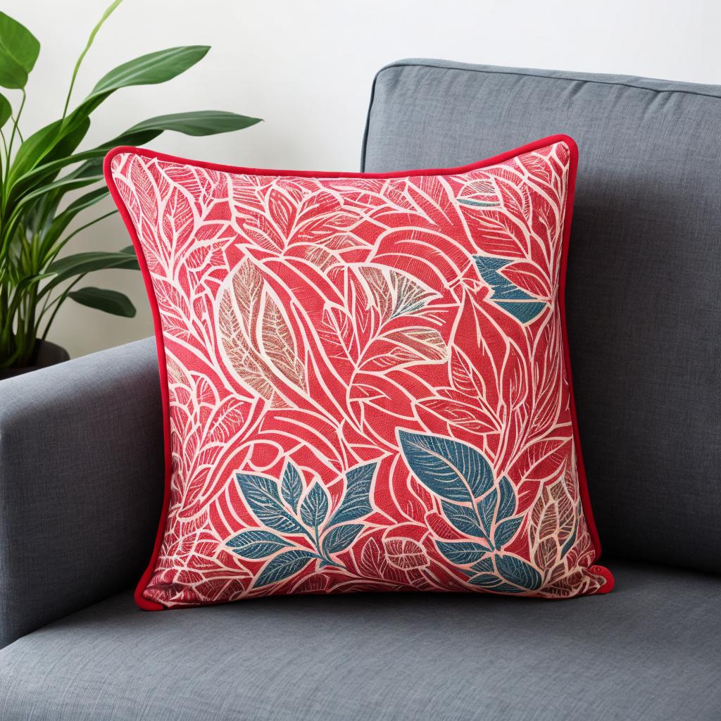 Digital printed cushion by by @ai_generated