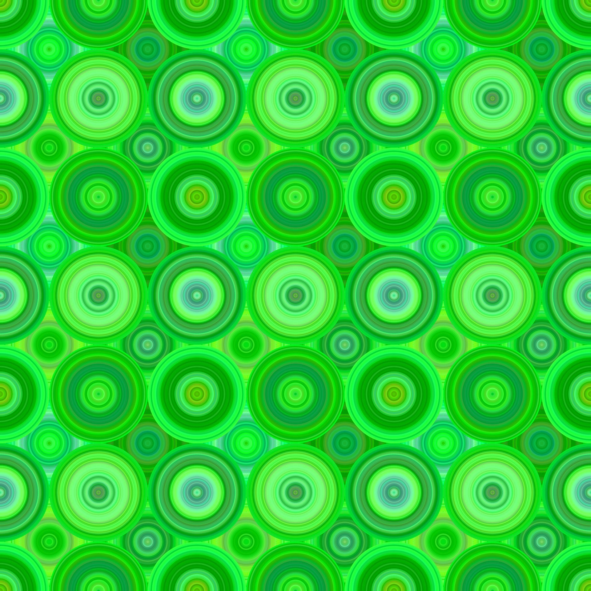 Green abstract circle pattern – vector background design Free Vector