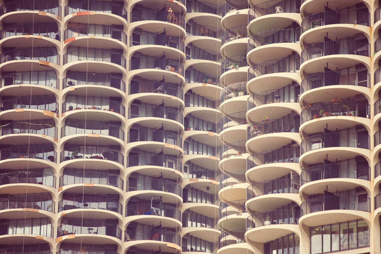 Downtown Chicago Marina City CornCob Sky Scrapers Stock Free