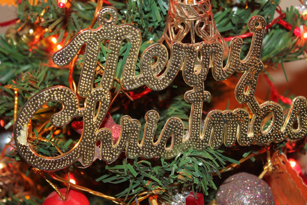 Merry Christmas Sign Stock Free