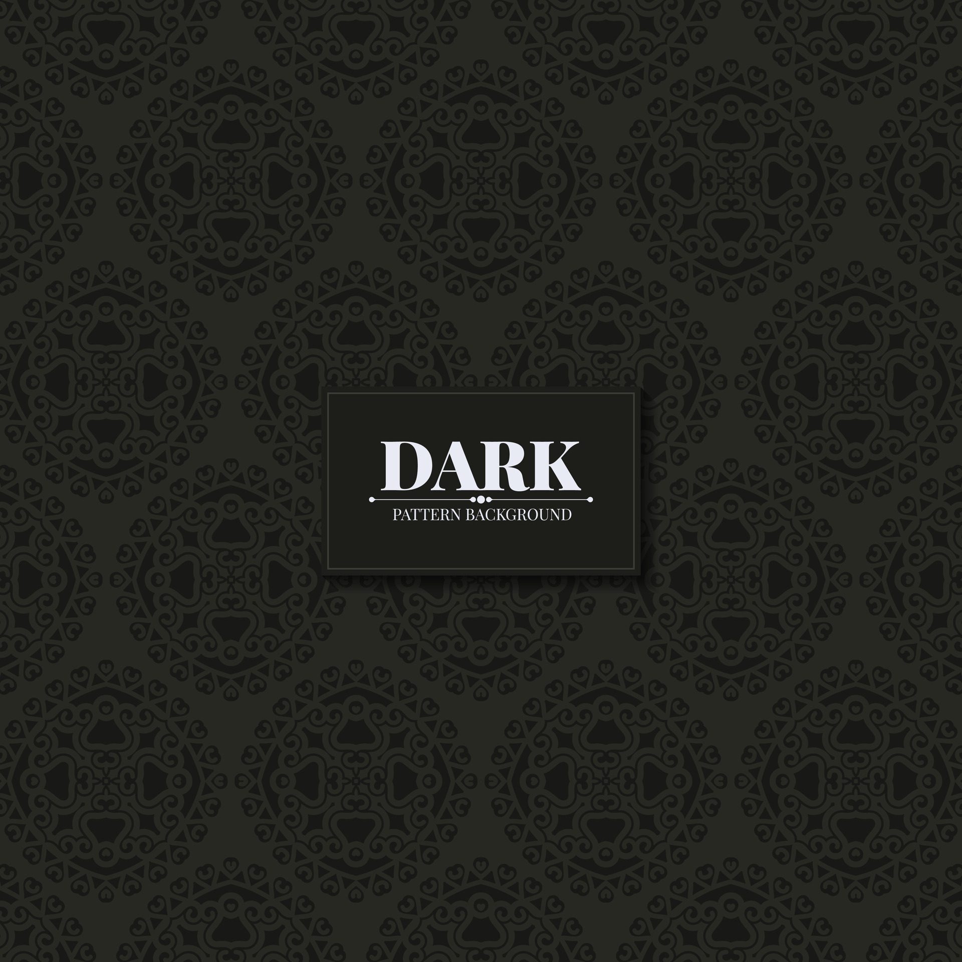 dark ethnic seamless pattern template Free Vector