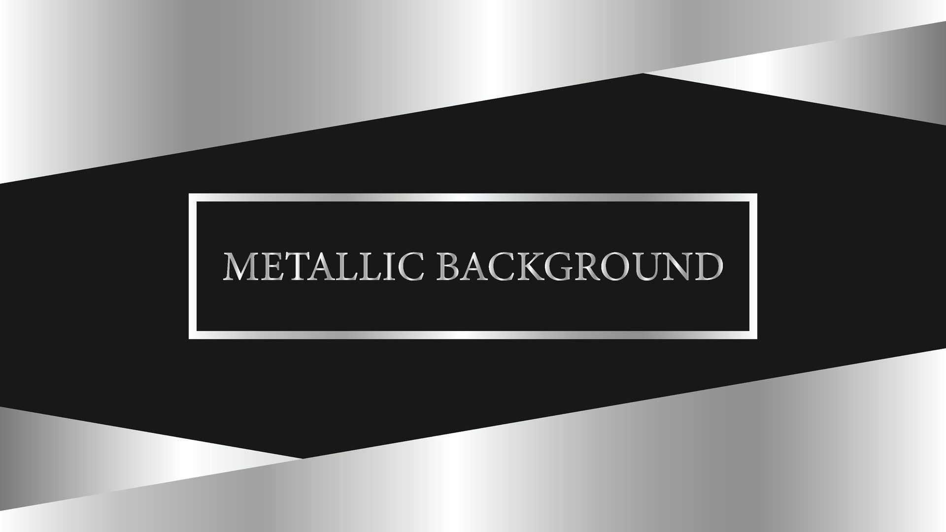 metallic background banner Free Vector