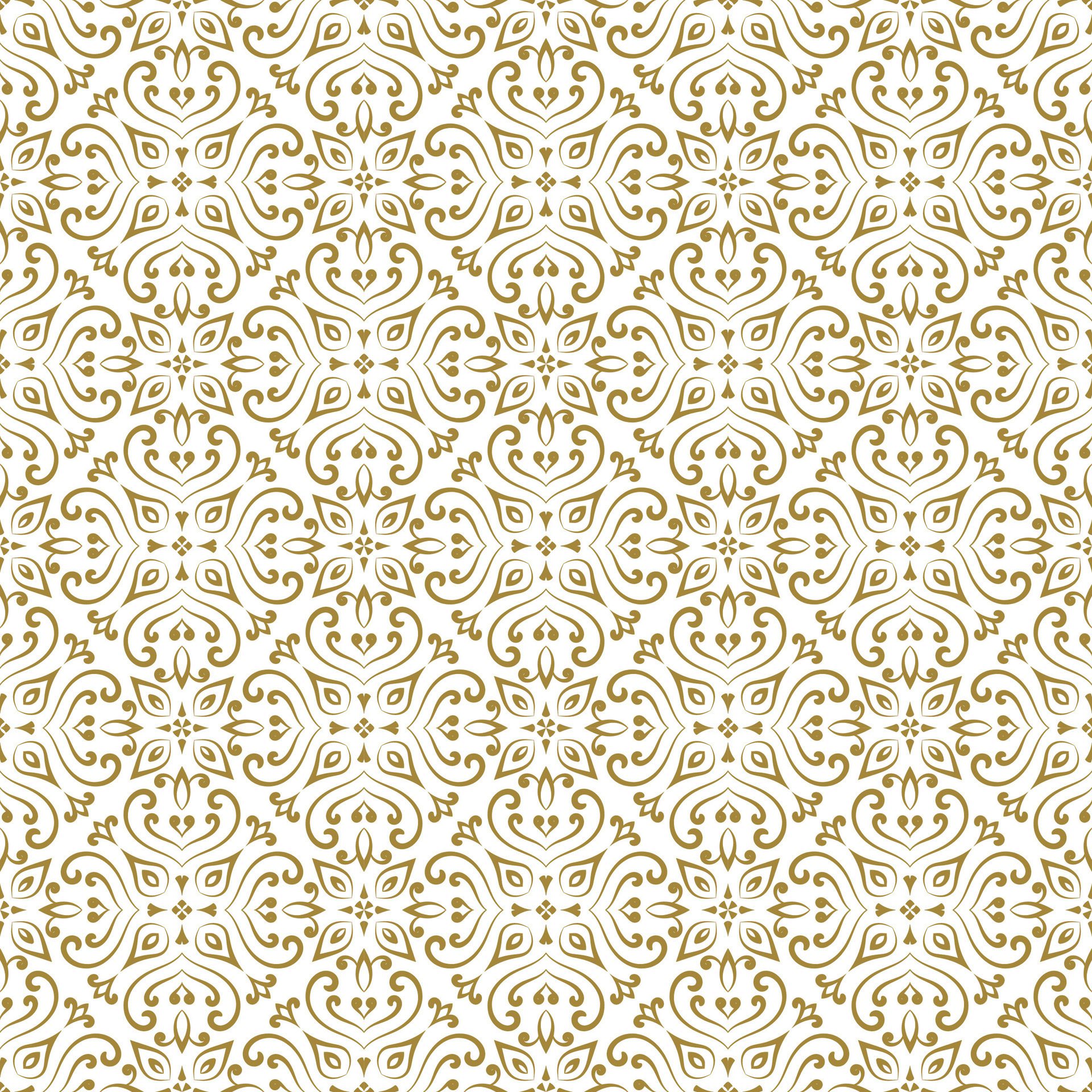 seamless swirl ornamental pattern design for textile and invitation Free Vector