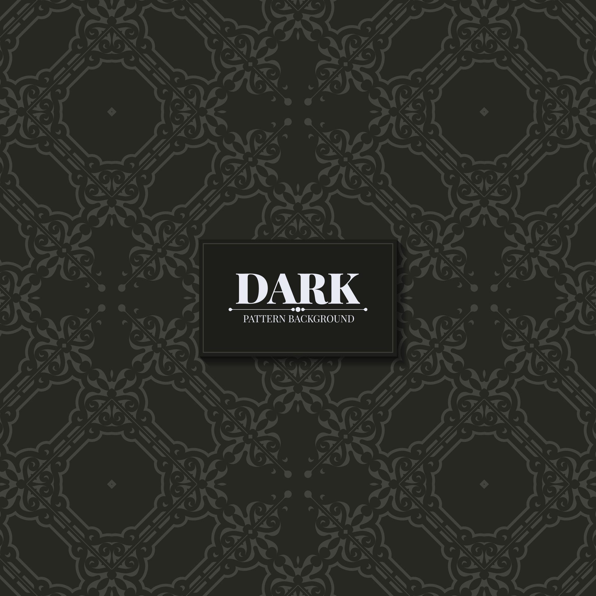 dark ethnic seamless pattern template Free Vector