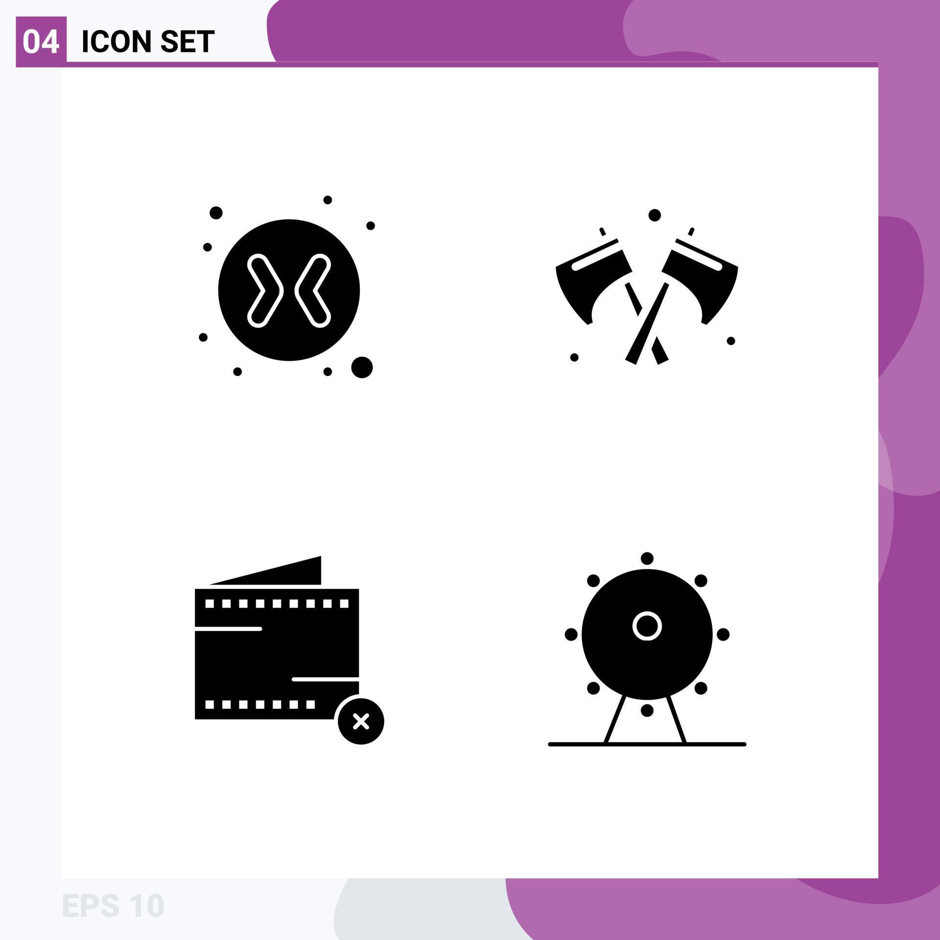 Universal Icon Symbols Group of Modern Solid Glyphs of arrows money axe close holiday Editable Vector Design Elements Stock Free