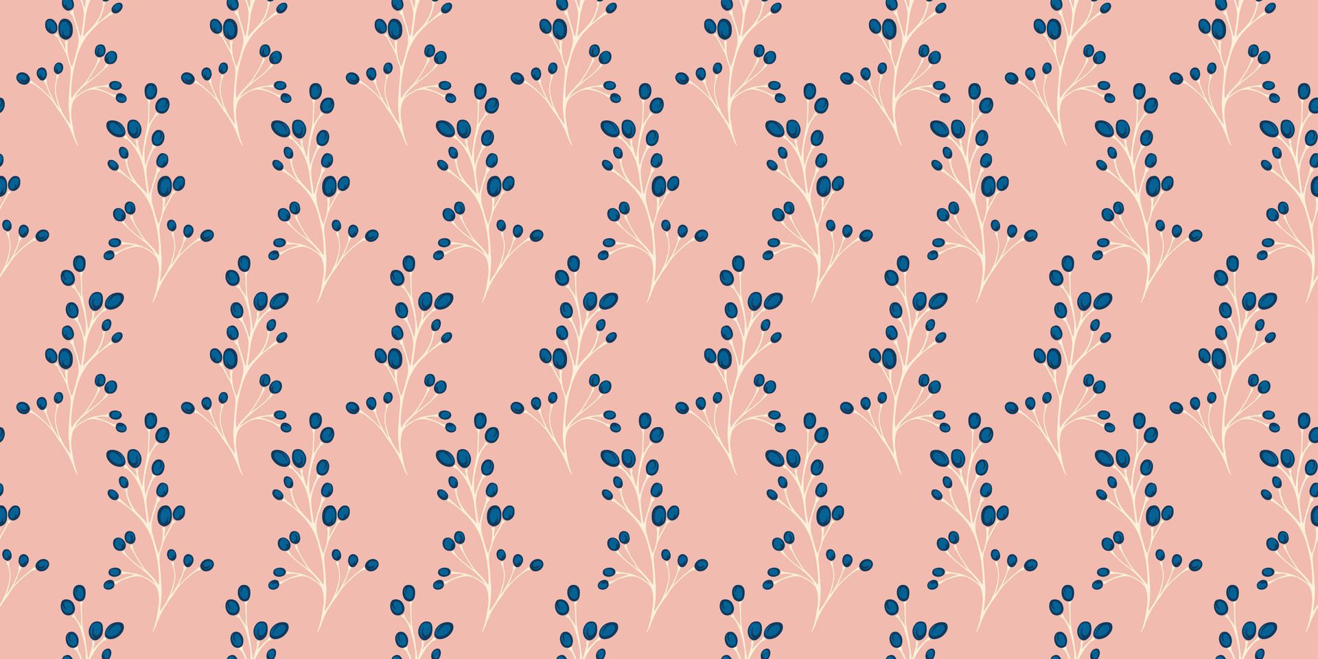 Abstract beige seamless pattern branches with tiny shapes berries, dots, drops. hand drawn sketch. Creative simple geometric stems printing. Free Vector