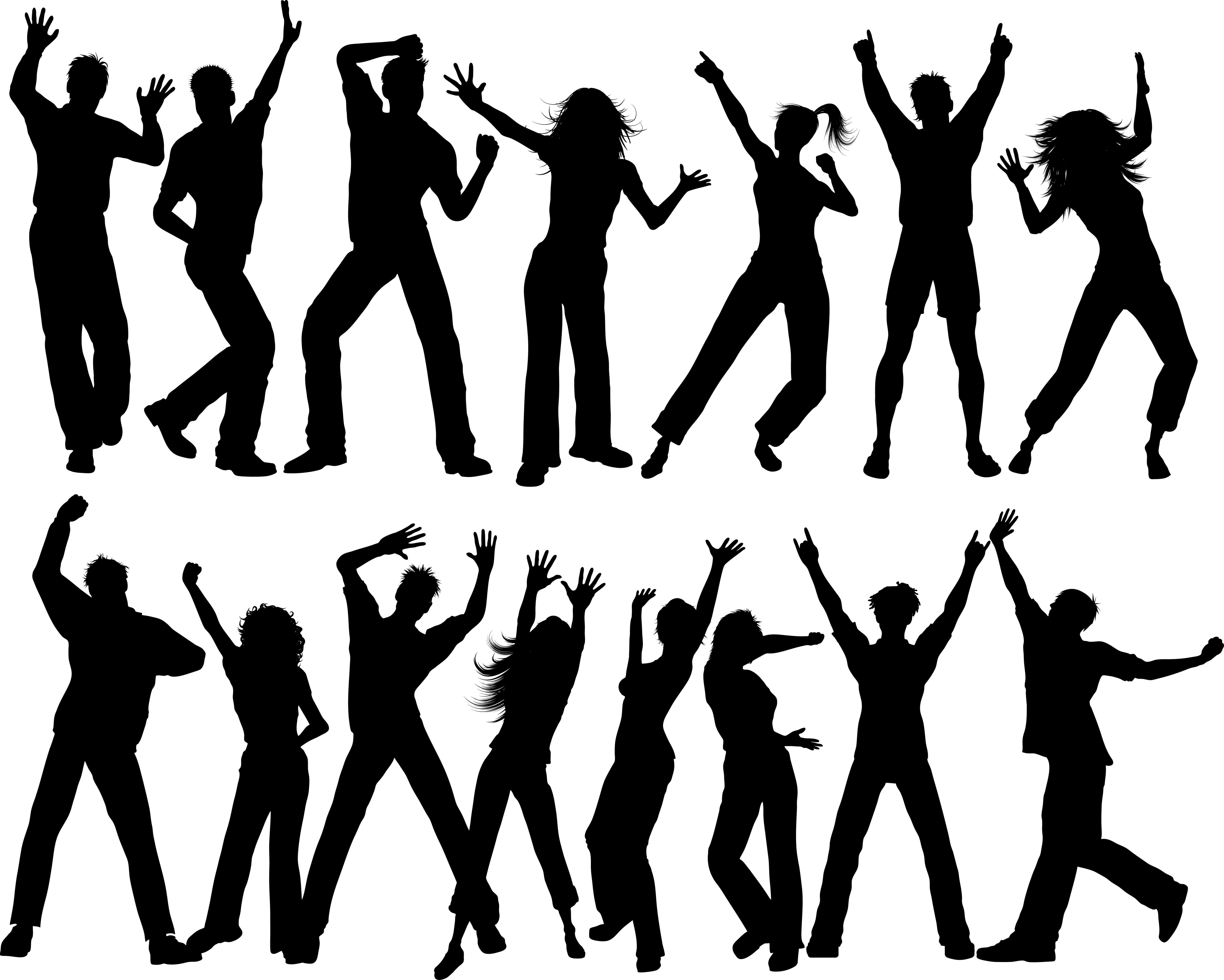 Party crowd Free Vector