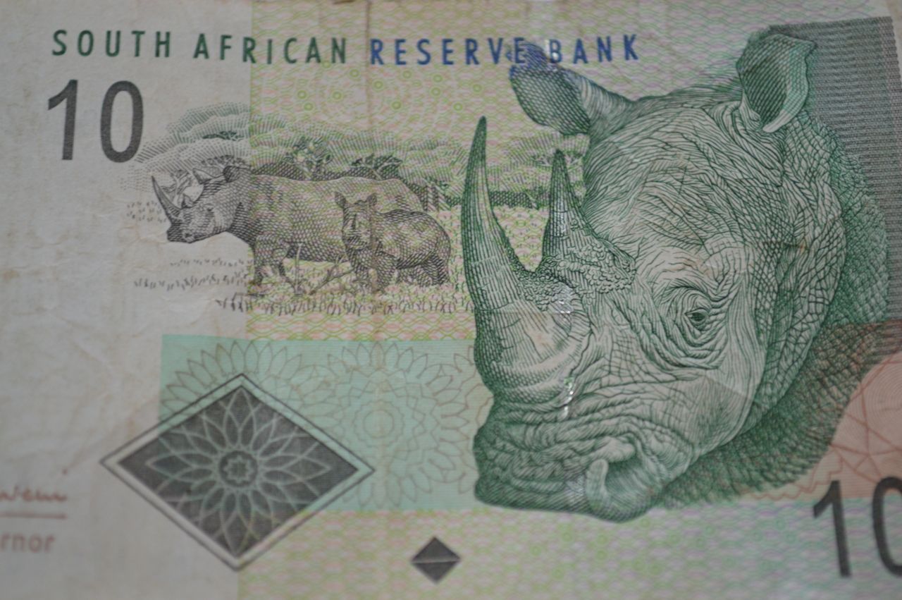 South Africa Note Closeup Stock Free