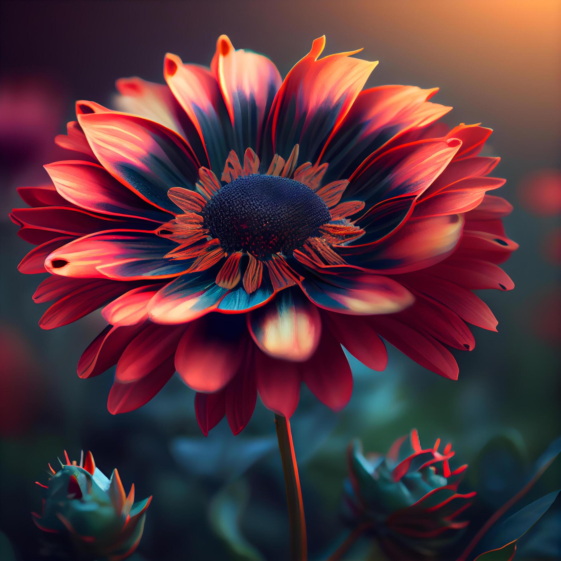 Colorful gerbera flower in the garden. Floral background, Image Stock Free