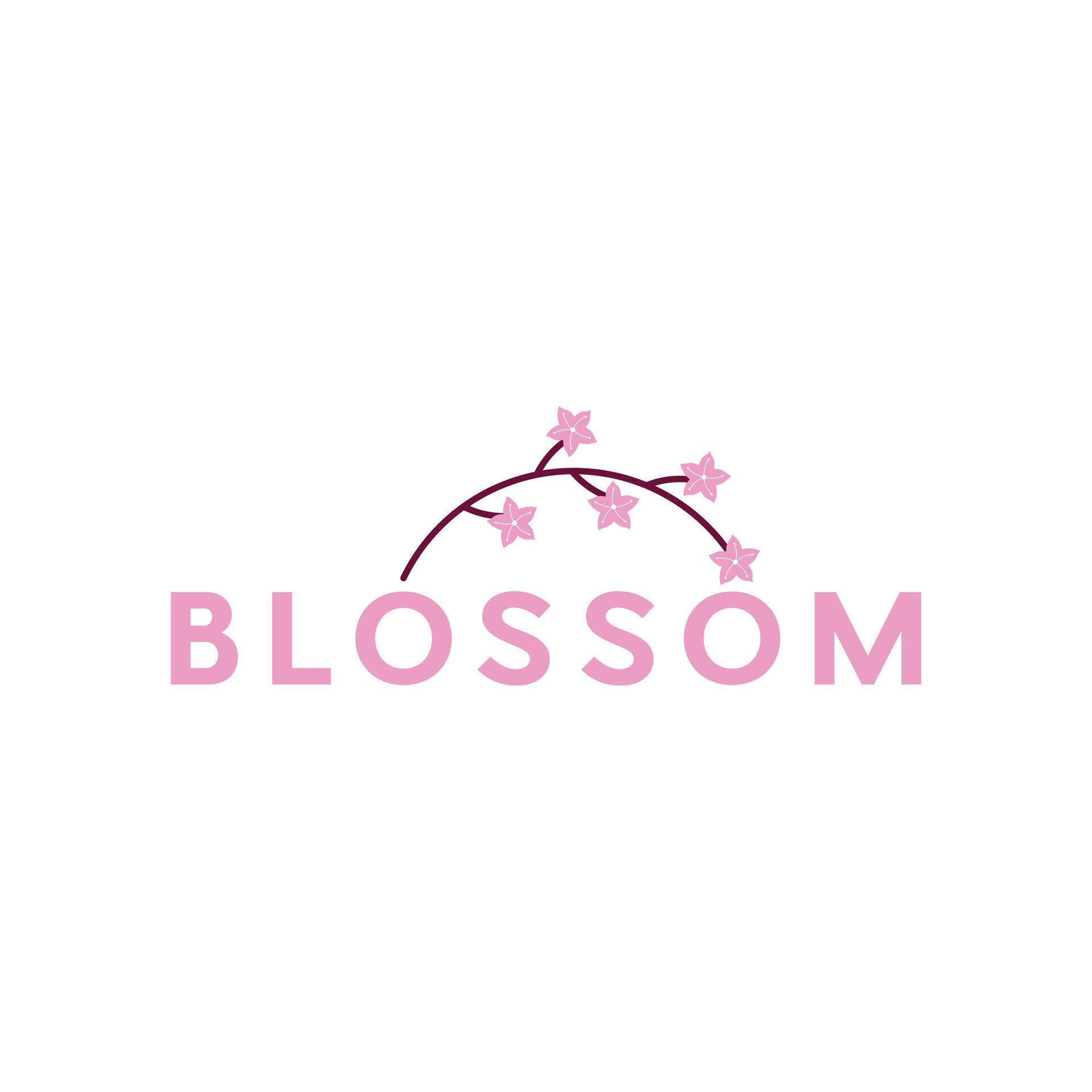 Blossom Flower lotus modern business logo design template Stock Free