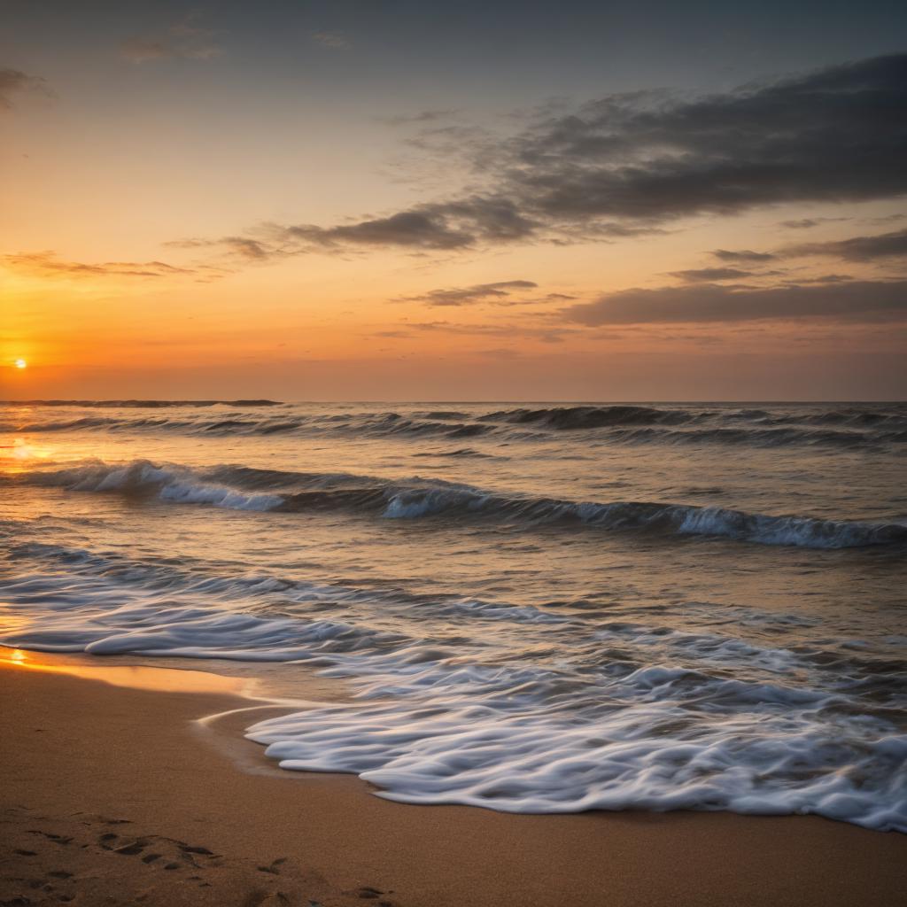 Driftwood on The beach by @ai_generated