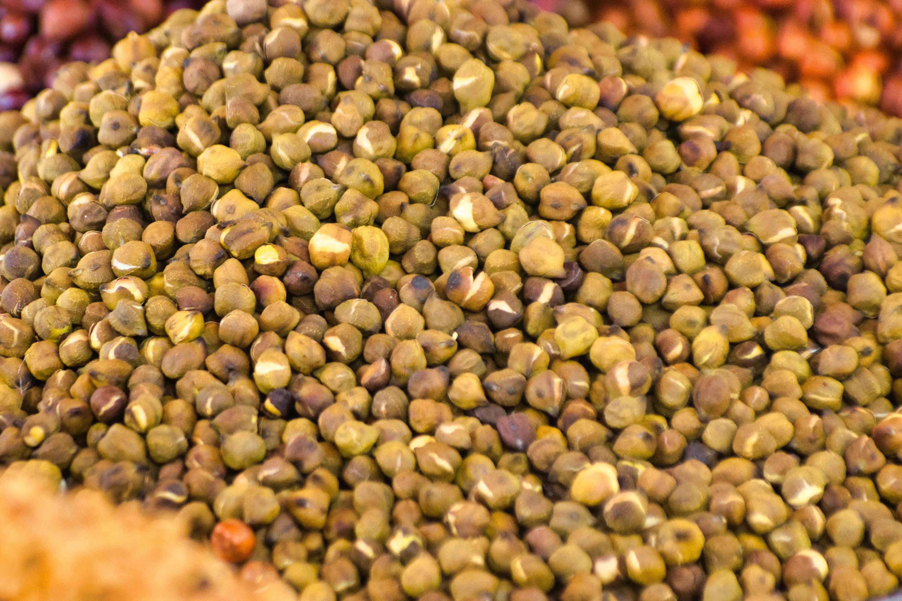 Fried Gram, Chana Roasted, Roasted Gram. Street food of bangladesh. Stock Free