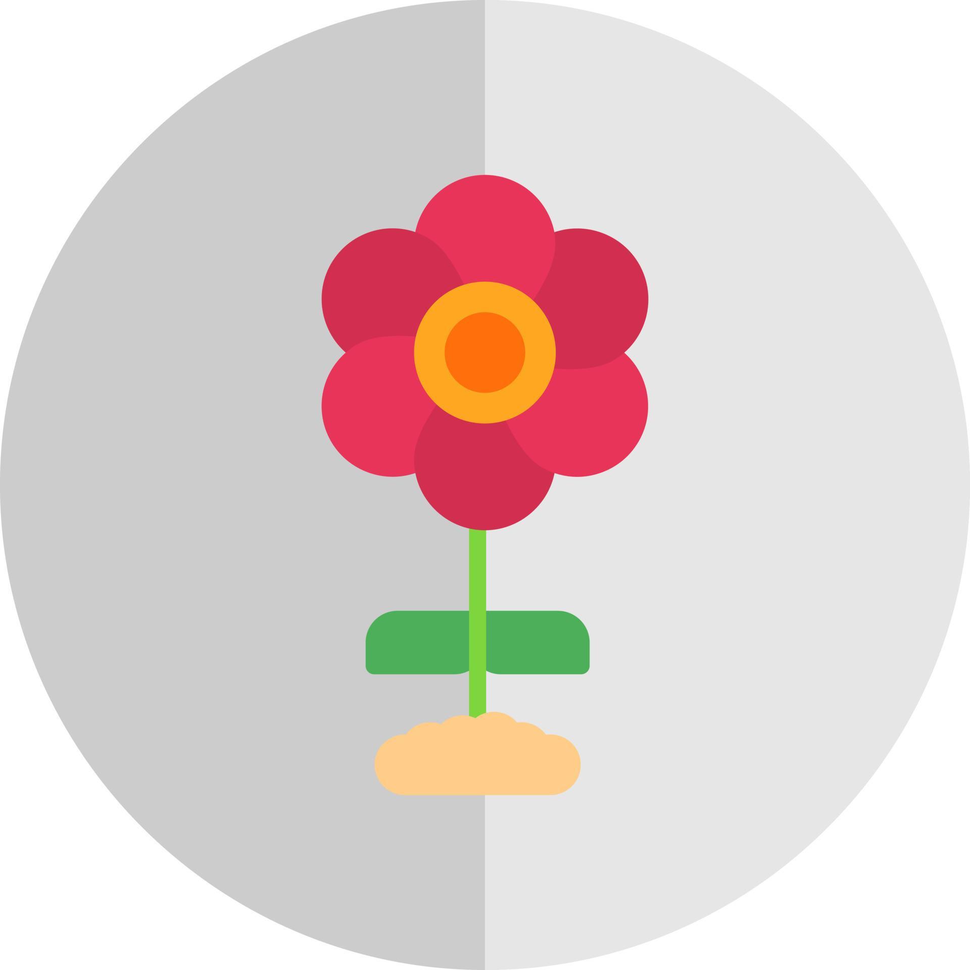 Flower Vector Icon Design Stock Free