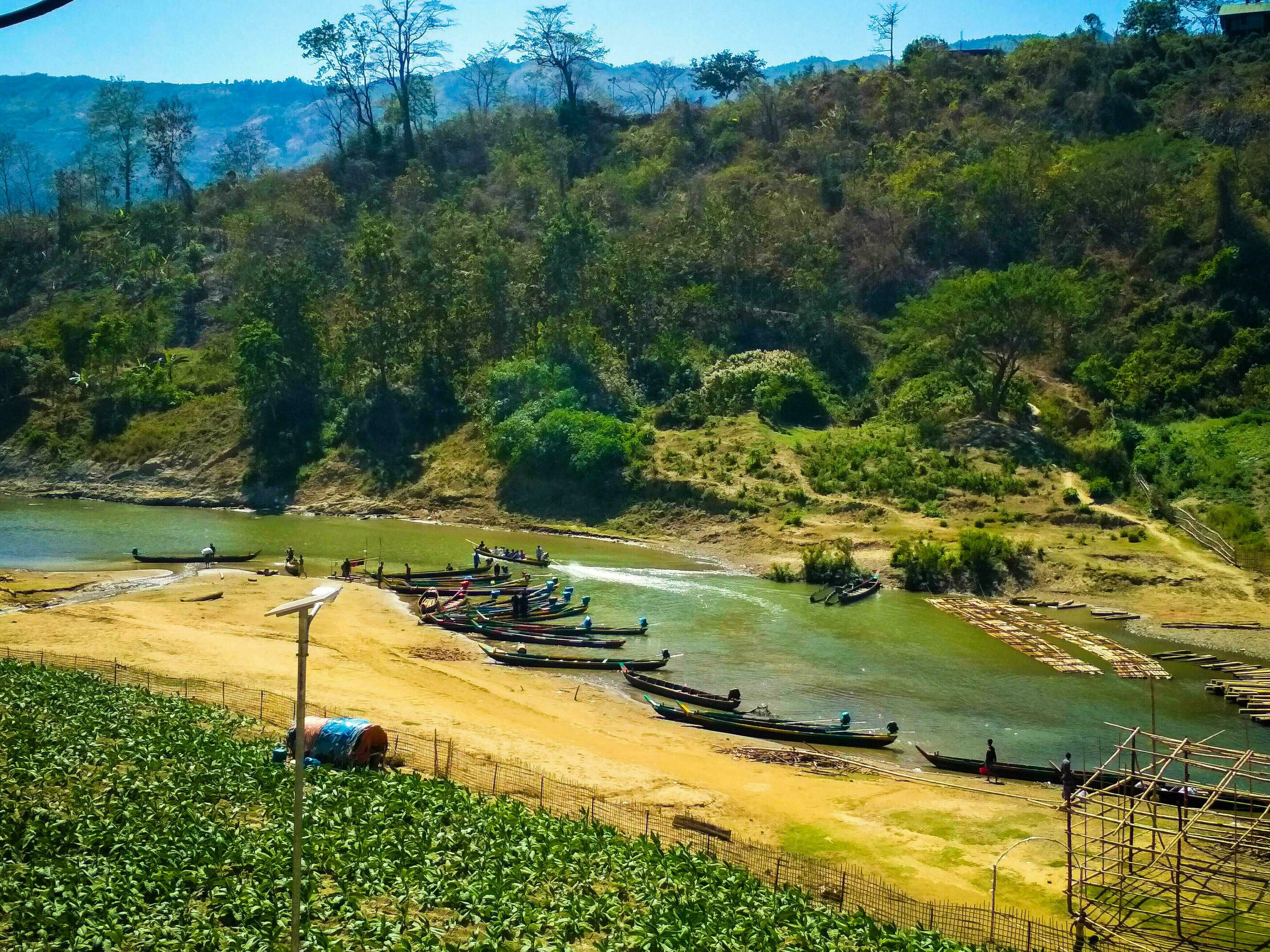 Ruma, Bandarban, Bangladesh. Most beautiful tourist place. Hill nature Background. Stock Free