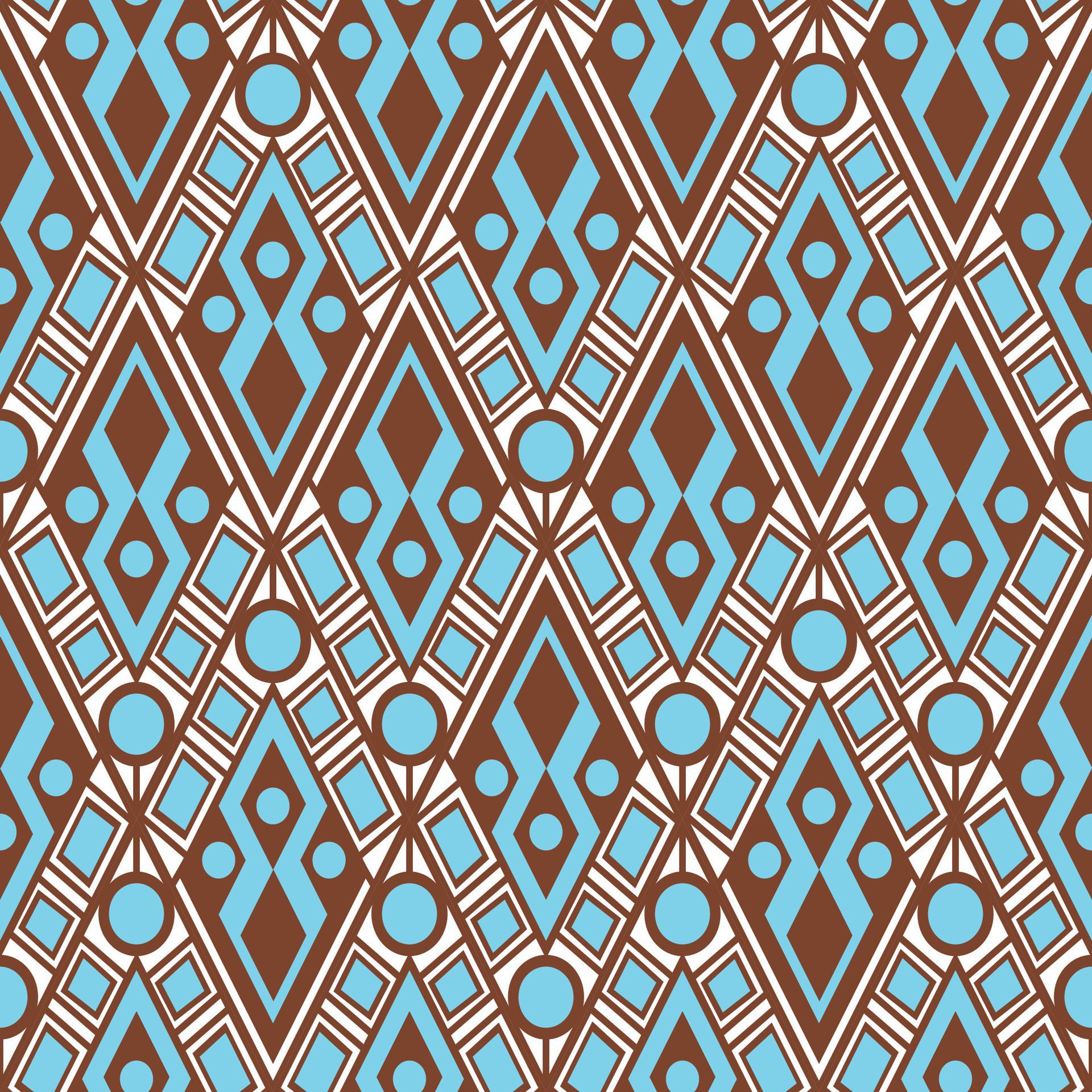 Seamless pattern with patchwork diamonds, reminiscent of precious Art Deco jewelry Free Vector